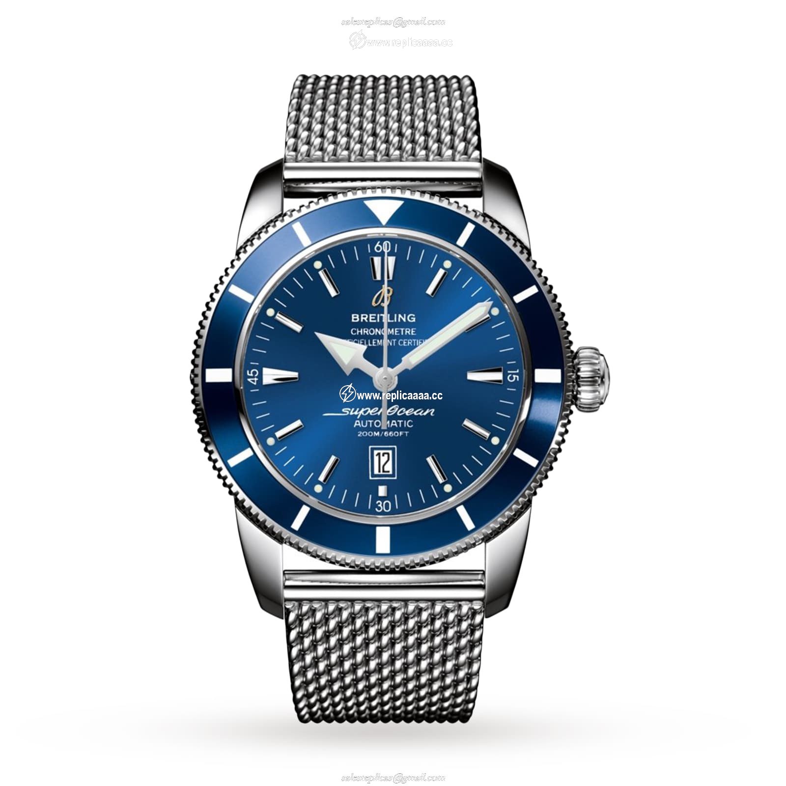 Breitling Superocean Heritage B20 Automatic 46 Stainless Steel details AB2020161C1A1 1 Breitling Superocean Heritage B20 Automatic 46 Stainless Steel details AB2020161C1A1