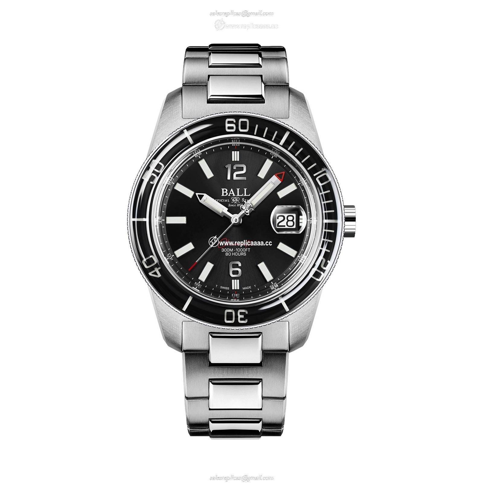 BALL Engineer M Skindiver III 41.5mm Mens details Black DD3100A-S1C-BK 1 BALL Engineer M Skindiver III 41.5mm Mens details Black DD3100A-S1C-BK