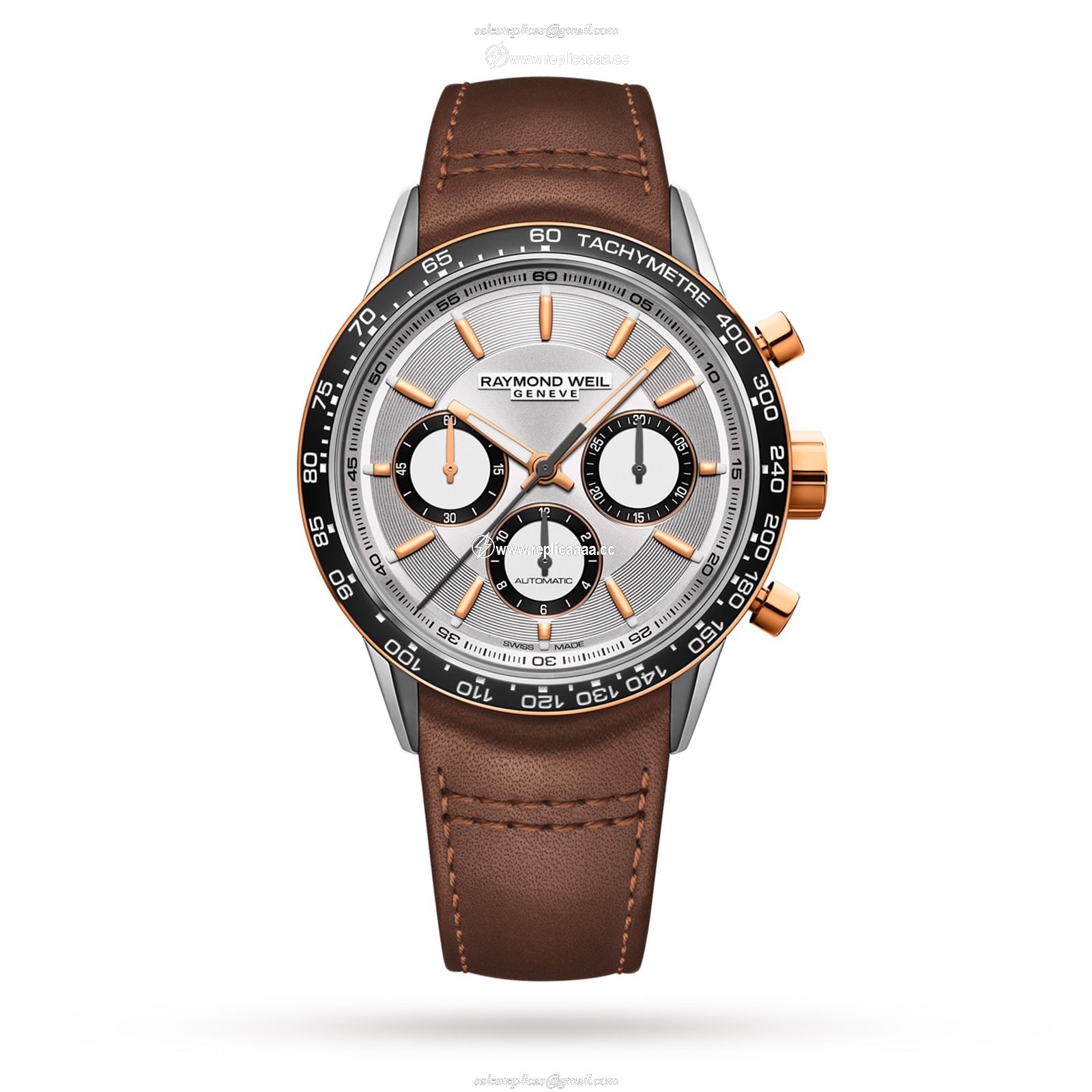 Raymond Weil Freelancer 43.5mm Mens details Silver 7741-S51-65021