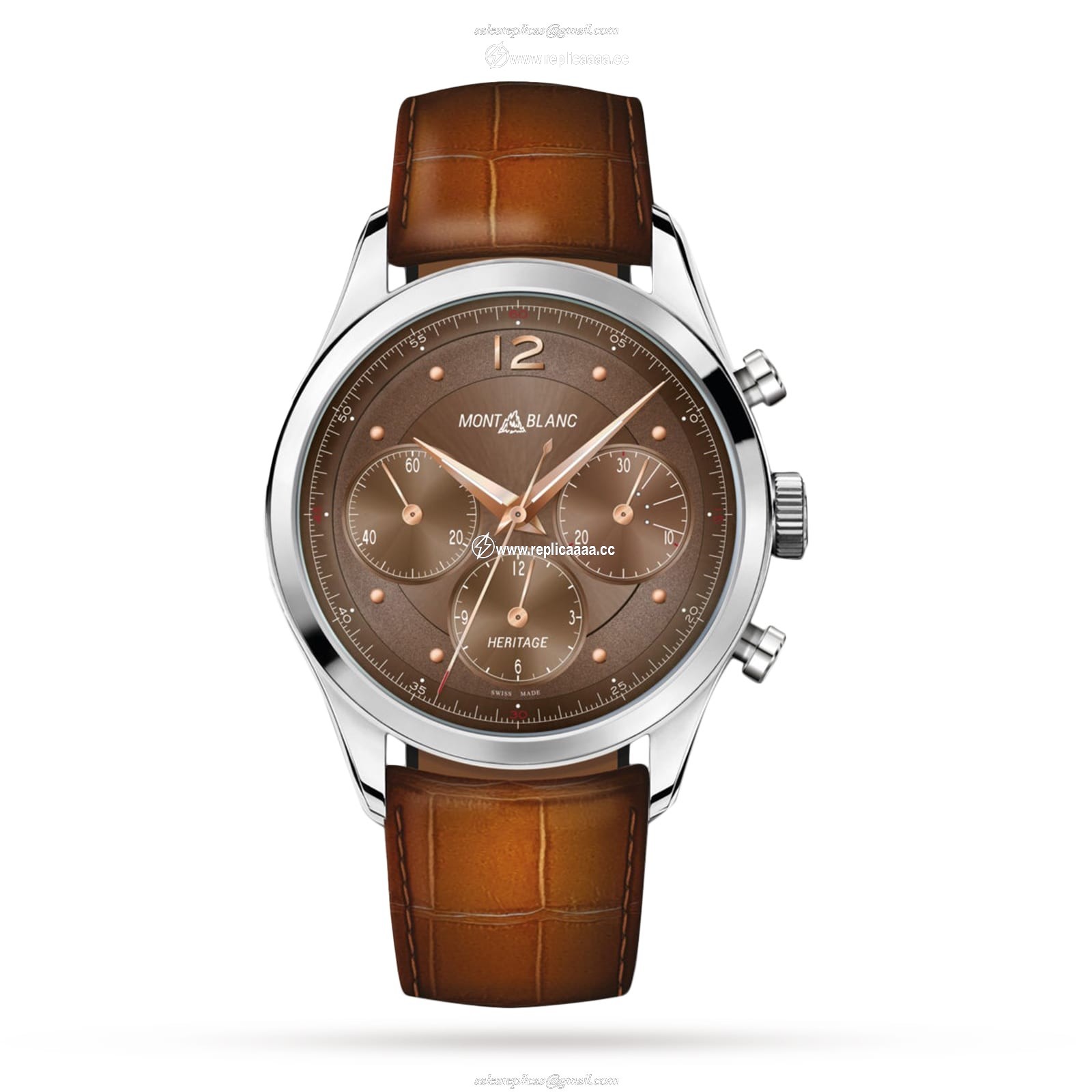 Montblanc Heritage Chronograph 41mm Mens details 128671