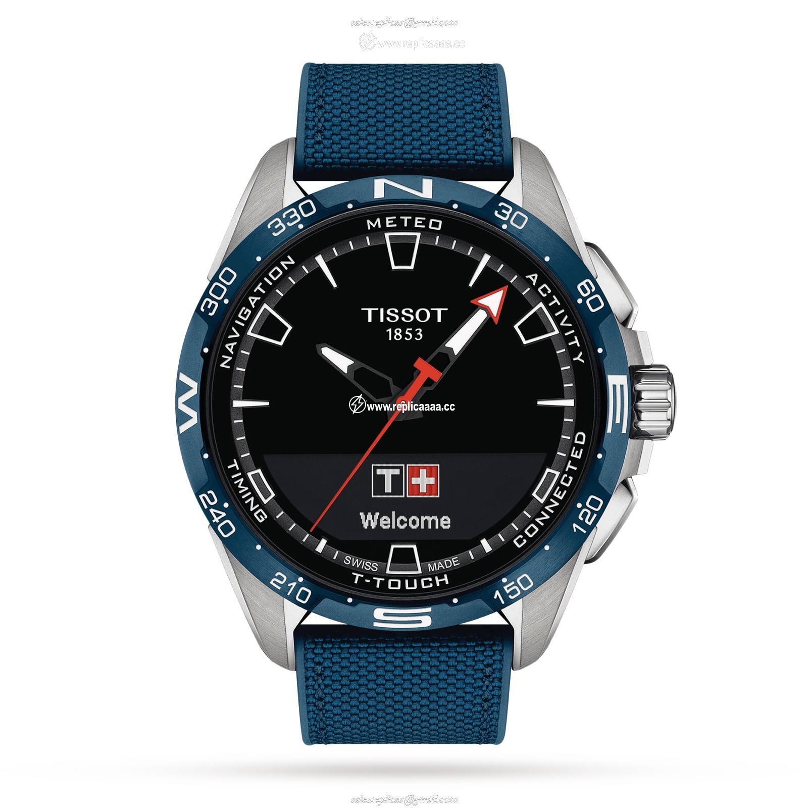 Tissot T-Touch Connect Solar 47.5mm Mens details T1214204705106