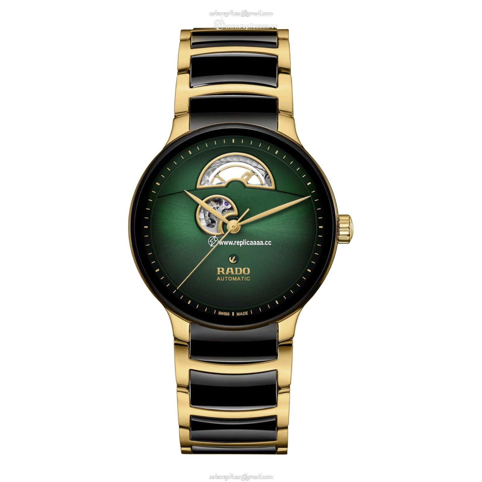 Rado Centrix Automatic Open Heart 39.5mm Green R30008302