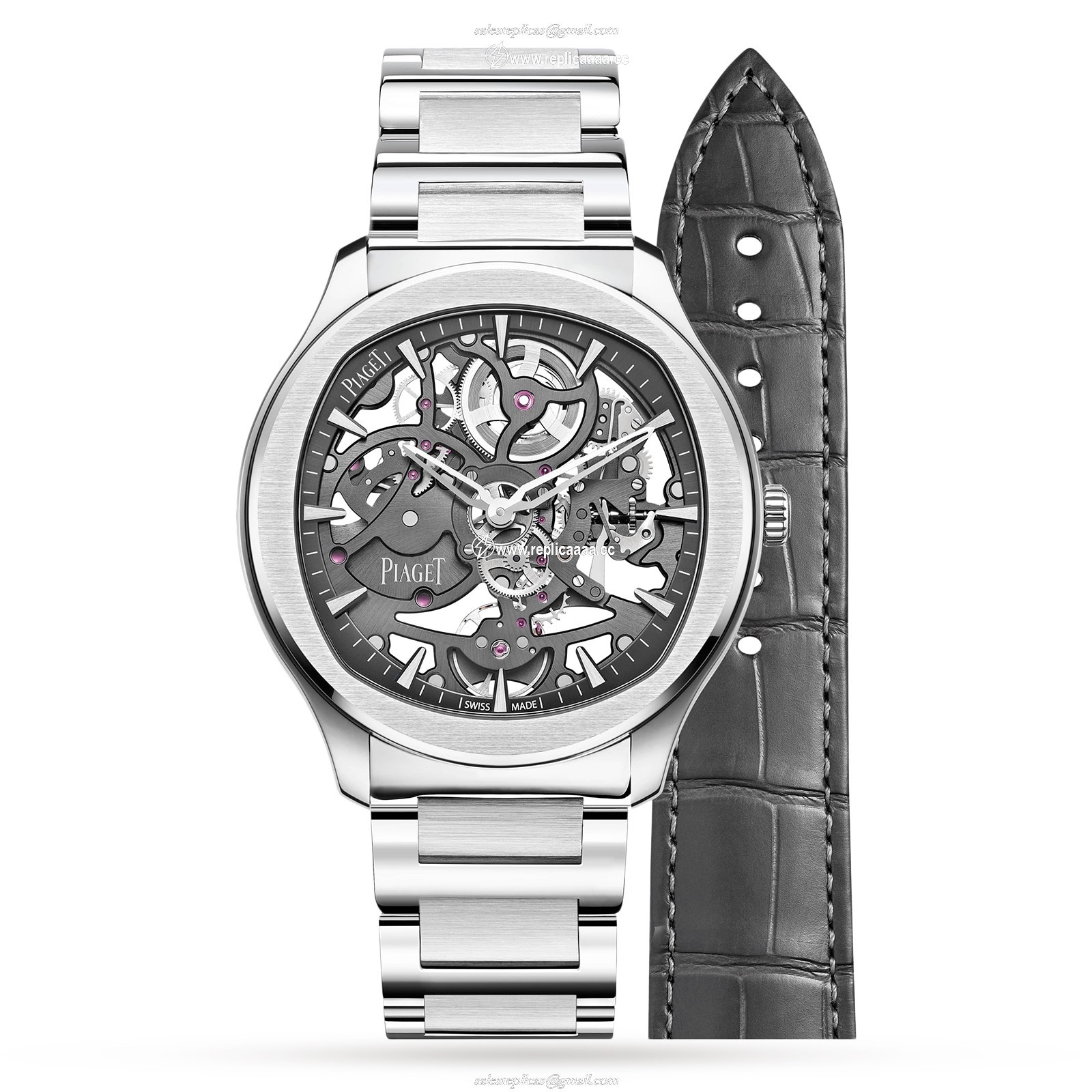 Piaget Polo Skeleton 42mm Mens details G0A45001