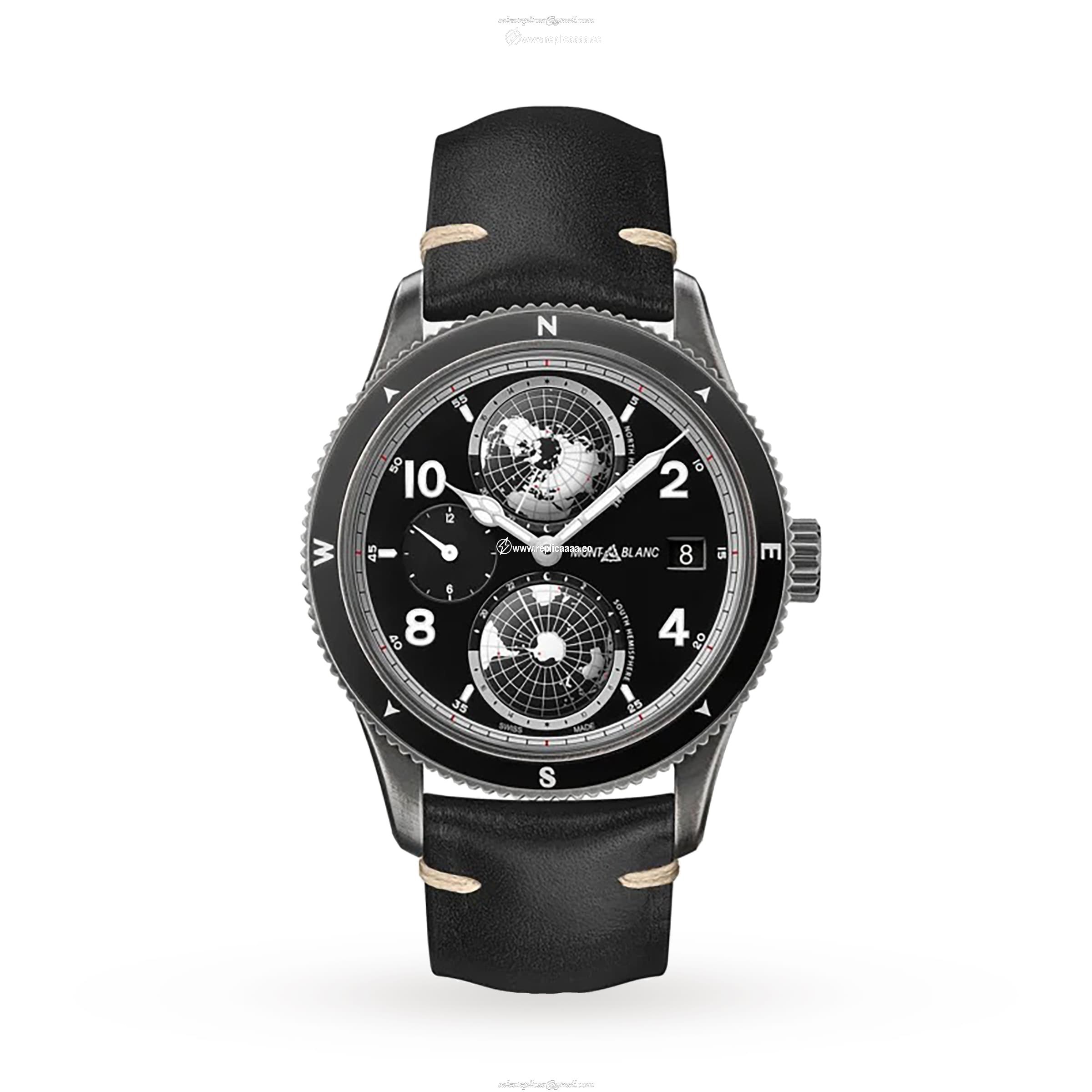 MontBlanc 1858 Geosphere UltraBlack Limited Edition Mens details 128257 1 MontBlanc 1858 Geosphere UltraBlack Limited Edition Mens details 128257
