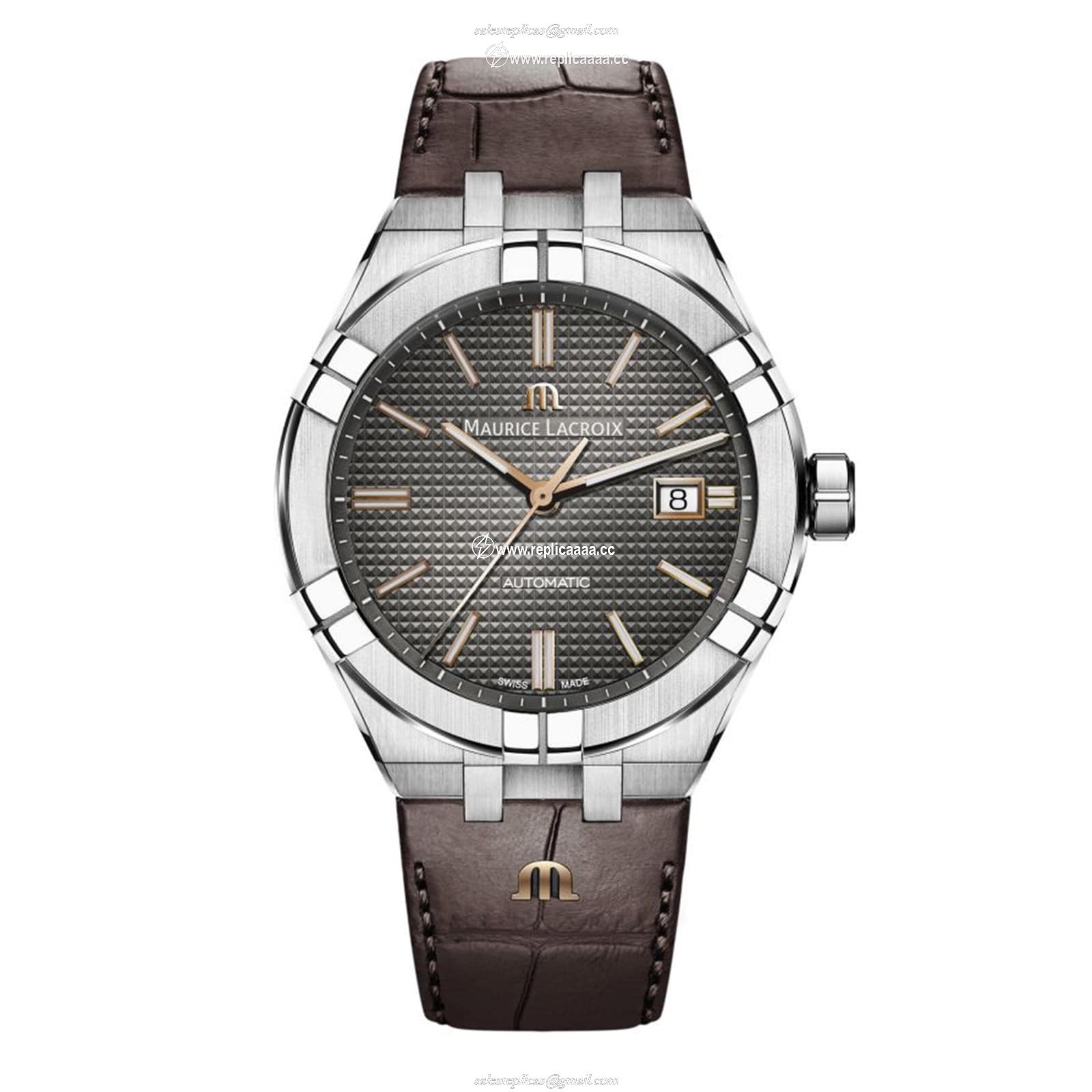Maurice Lacroix Aikon Automatic 42mm Mens details AI6008-SS001-331-1