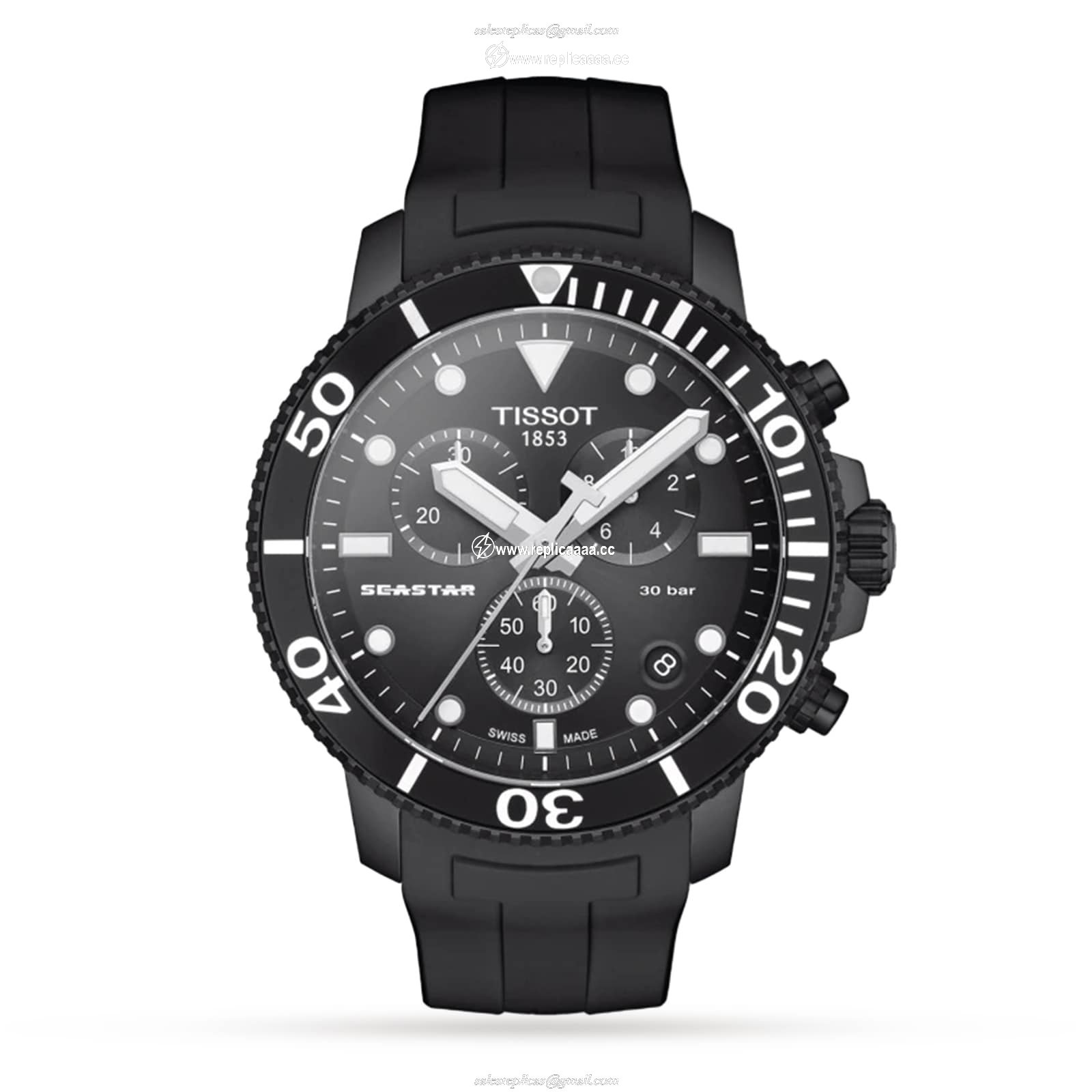 Tissot T-Sport Seastar 44.5mm Mens details T1204173705102 1 Tissot T-Sport Seastar 44.5mm Mens details T1204173705102