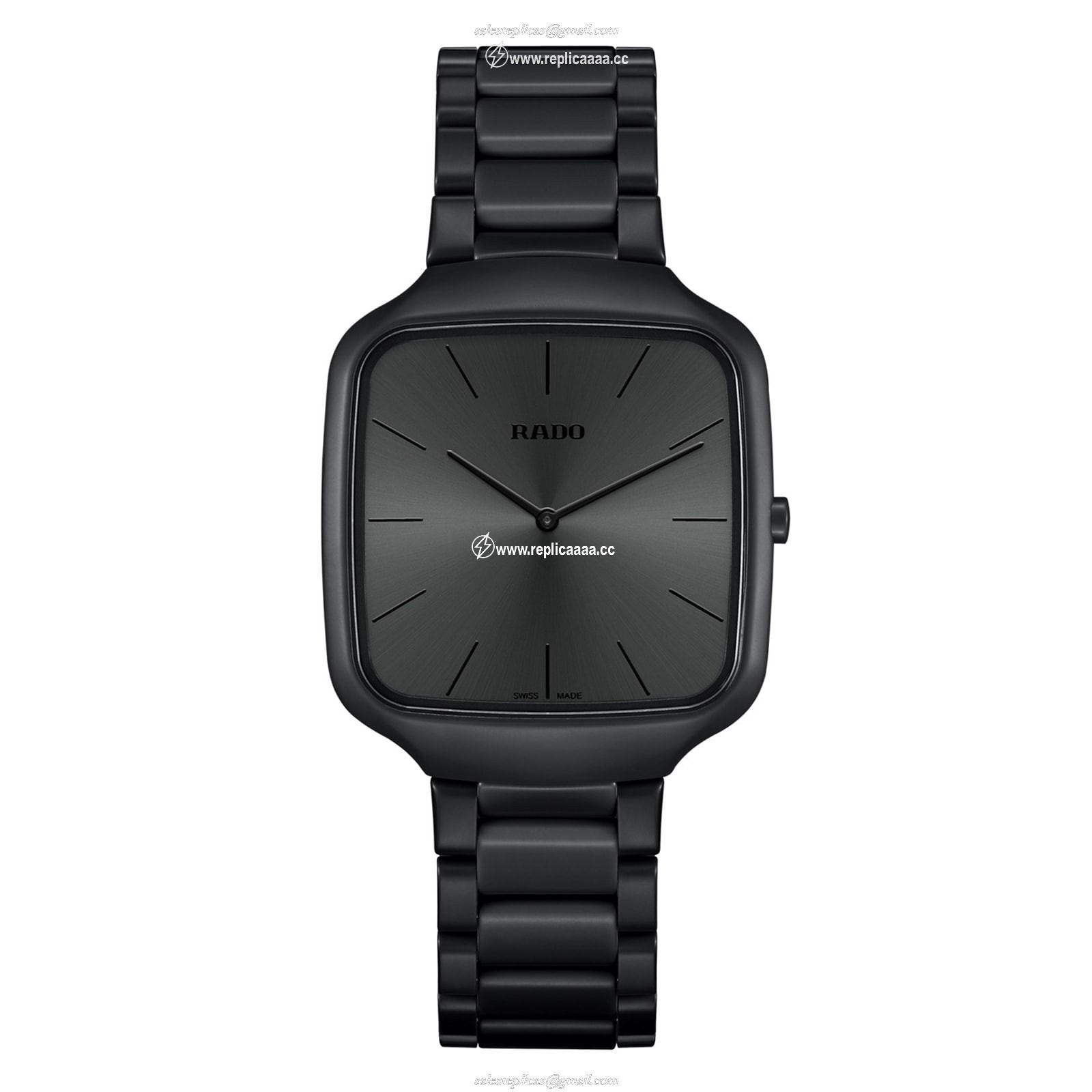 Rado True Square Thinline X Les Couleurs Le Corbusier Limited Edition 37mm Unisex details Black R27062152