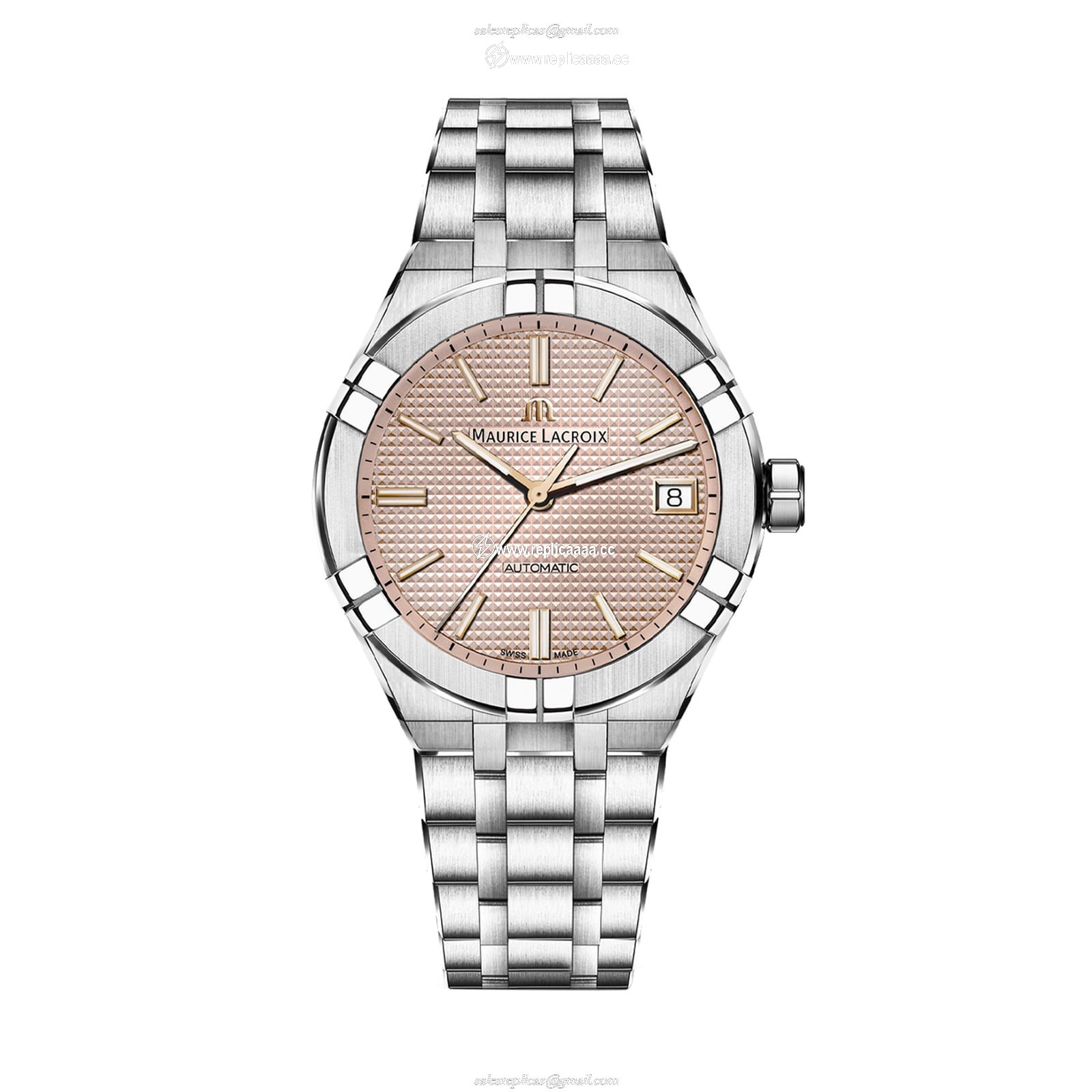 Maurice Lacroix Aikon Automatic Date 39mm Mens details Beige AI6007-SS002-731-1 1 Maurice Lacroix Aikon Automatic Date 39mm Mens details Beige AI6007-SS002-731-1