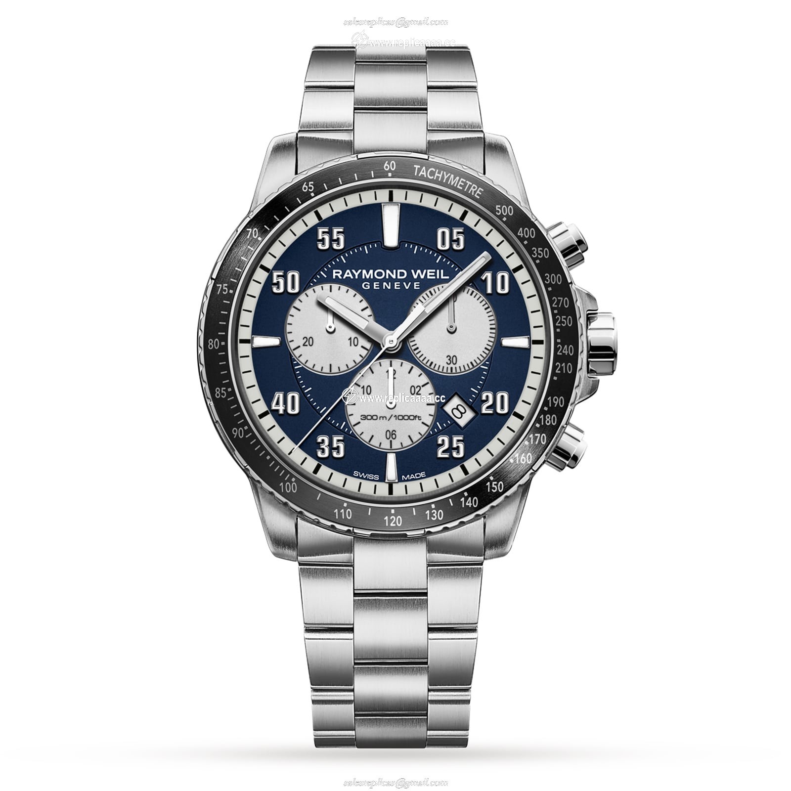 Raymond Weil Tango 300 Chronograph 43mm - WOSG Exclusive 8570-ST2-05507