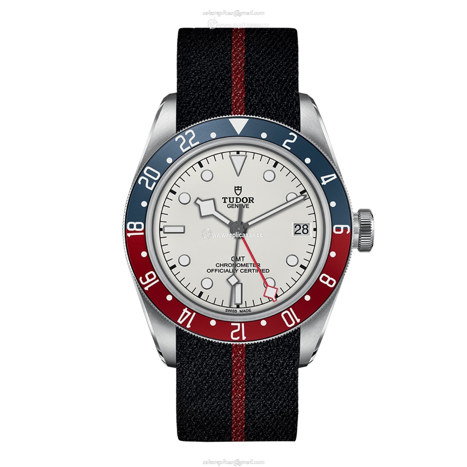 Tudor Black Bay GMT Manufacture Calibre MT5652 (COSC) 41mm Steel Case Fabric Strap M79830RB-0012 1 Tudor Black Bay GMT Manufacture Calibre MT5652 (COSC) 41mm Steel Case Fabric Strap M79830RB-0012