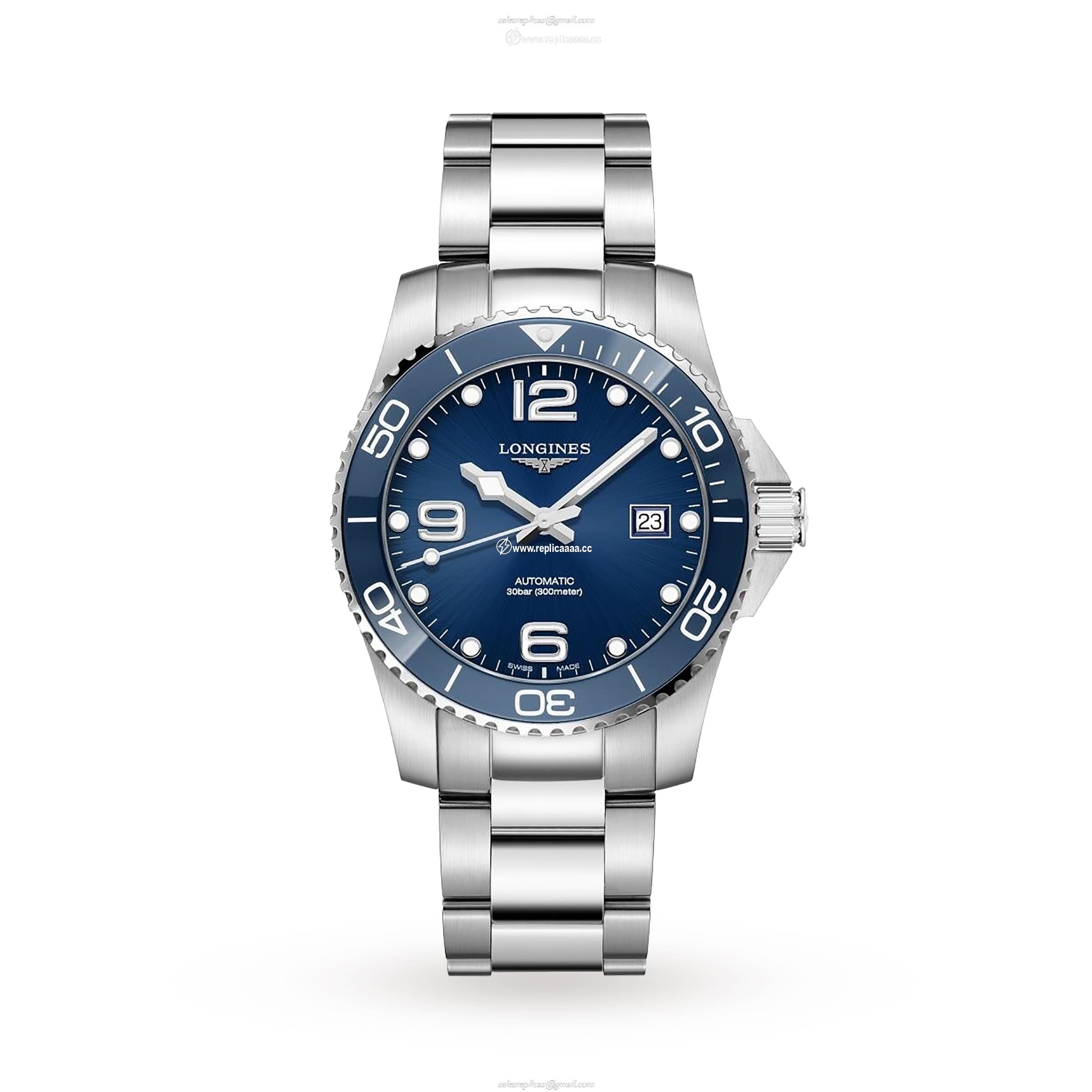 Longines HydroConquest Blue Dial 41mm Automatic Diving Mens details L37814966