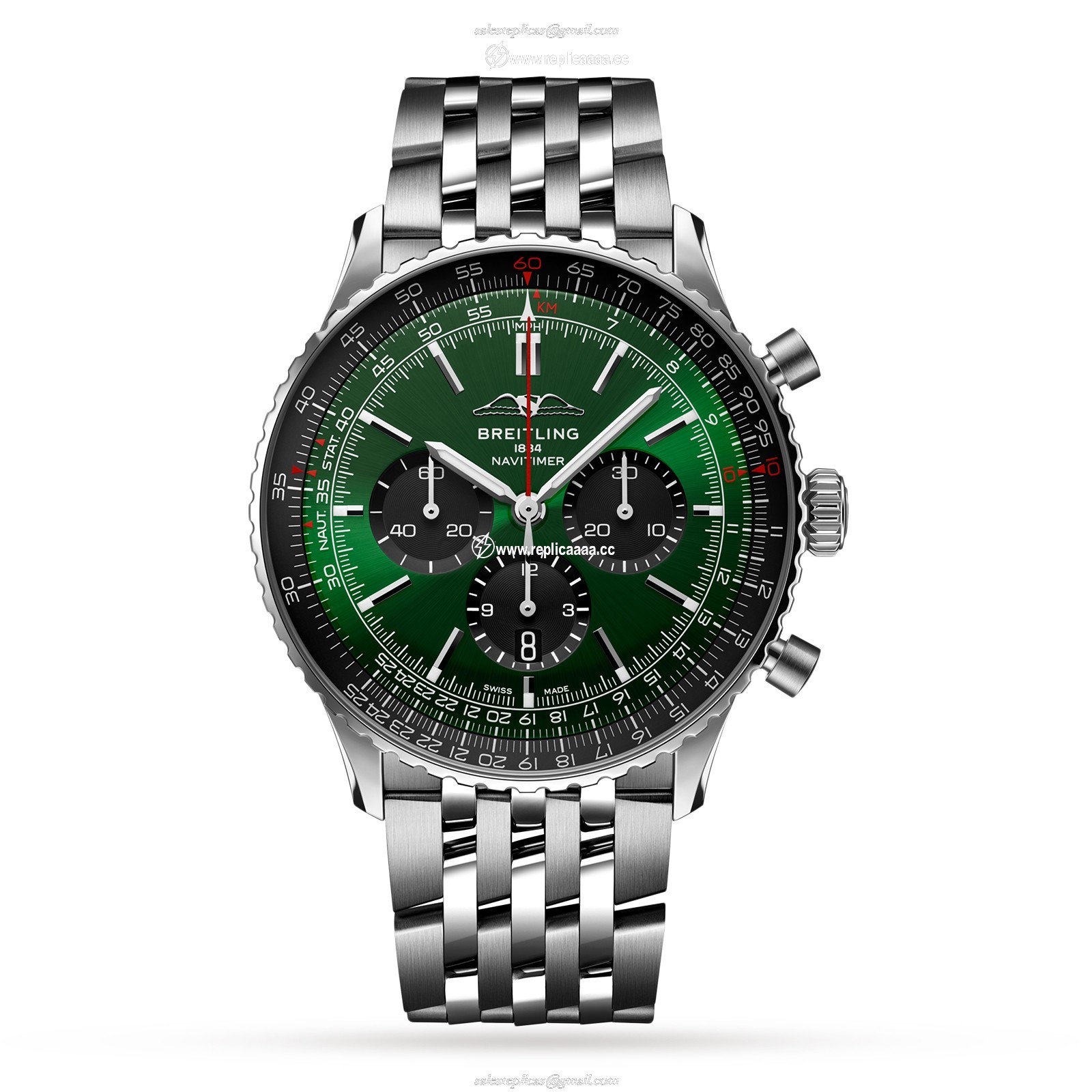 Breitling Navitimer B01 Chronograph 46 Stainless Steel details AB0137241L1A1 1 Breitling Navitimer B01 Chronograph 46 Stainless Steel details AB0137241L1A1