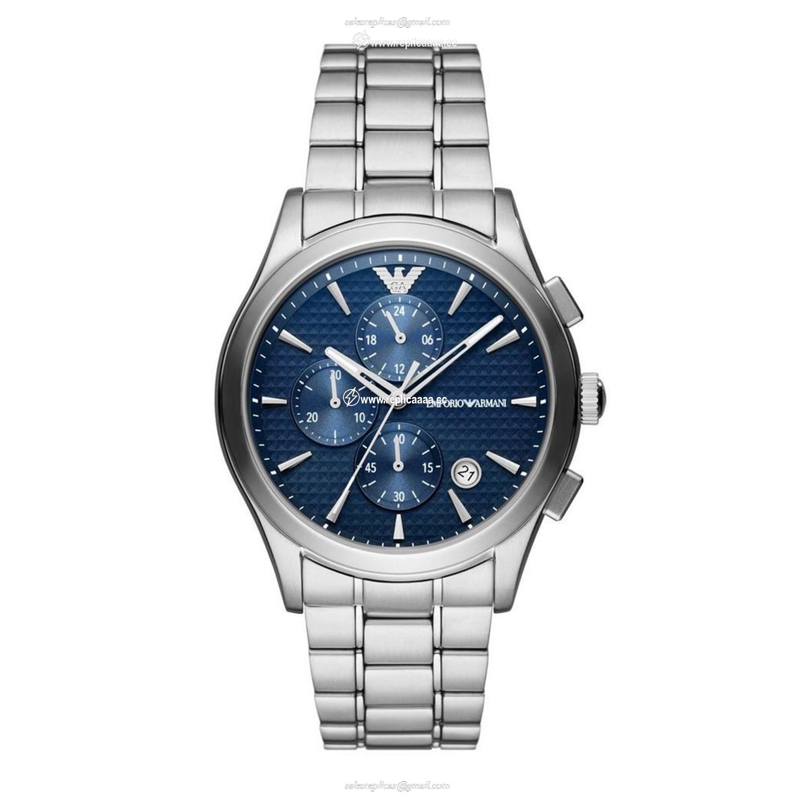 Emporio Armani Paolo Mens details 42mm Blue AR11528
