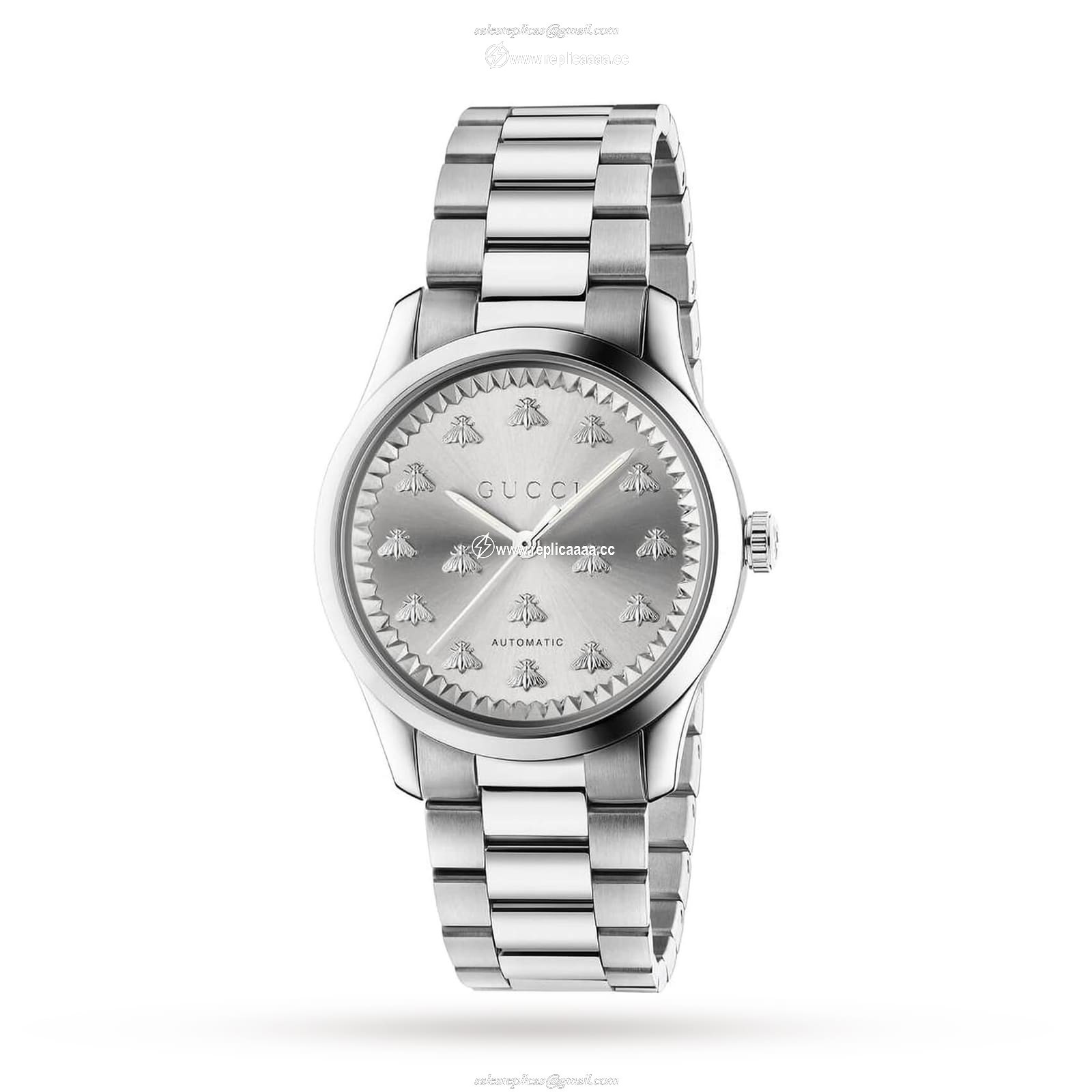 Gucci G-Timeless Silver 38mm Unisex details YA1264190 1 Gucci G-Timeless Silver 38mm Unisex details YA1264190