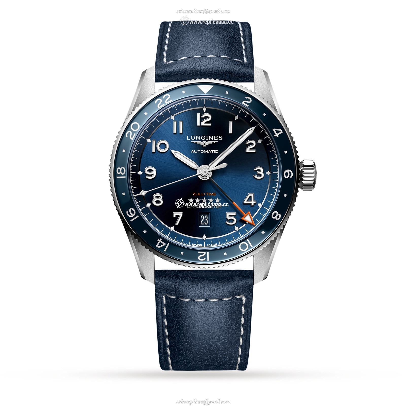 Longines Spirit Zulu Time Pioneering time zones 42mm L38124932