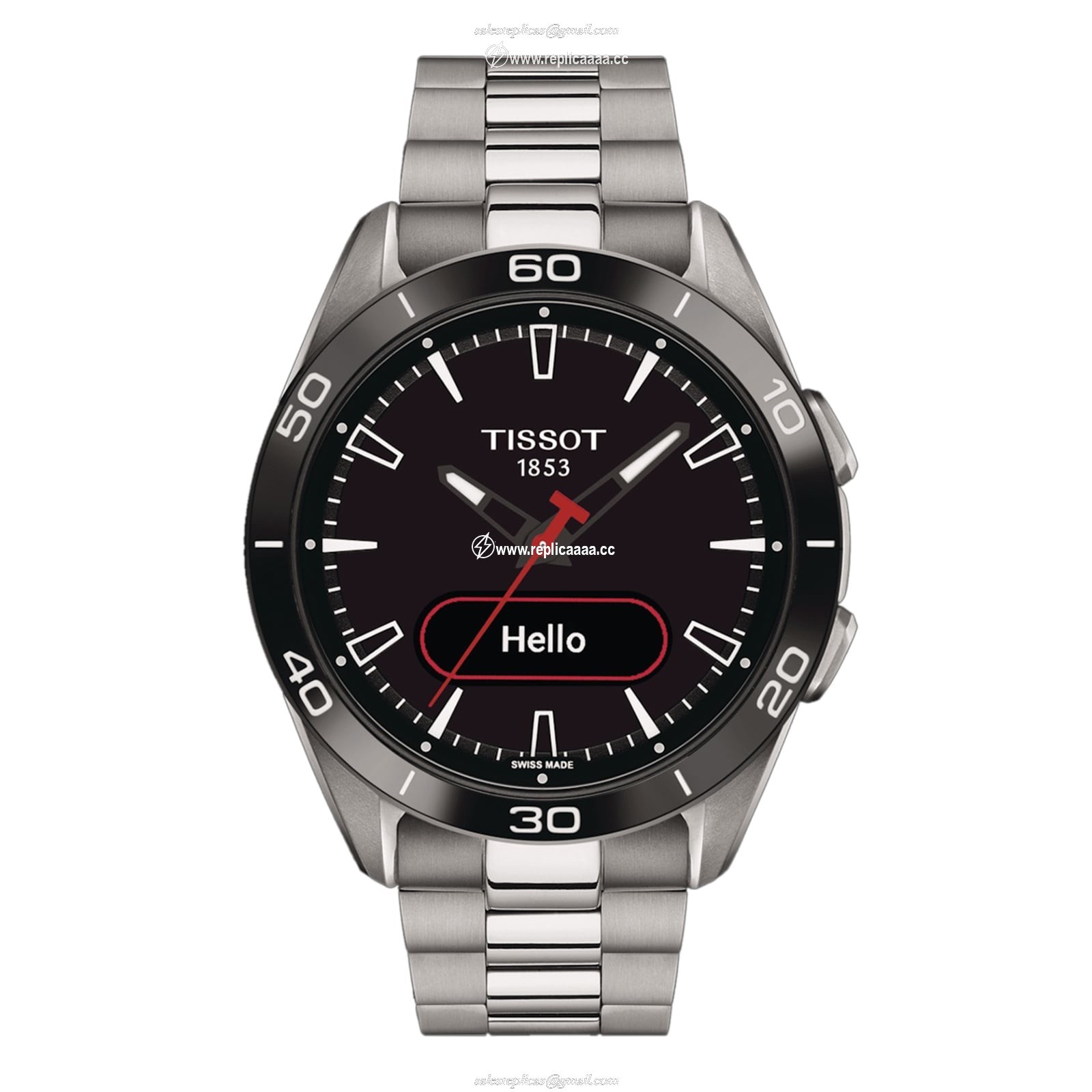 Tissot T-Touch Connect Sport 44mm Unisex details Black With Titanium Strap T1534204405100 1 Tissot T-Touch Connect Sport 44mm Unisex details Black With Titanium Strap T1534204405100