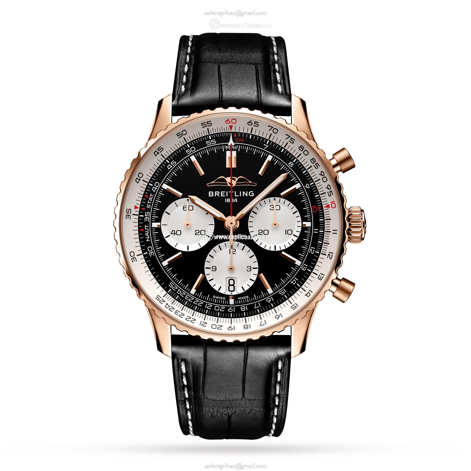 Breitling Navitimer B01 Chronograph 43 Black details RB0138211B1P1 1 Breitling Navitimer B01 Chronograph 43 Black details RB0138211B1P1