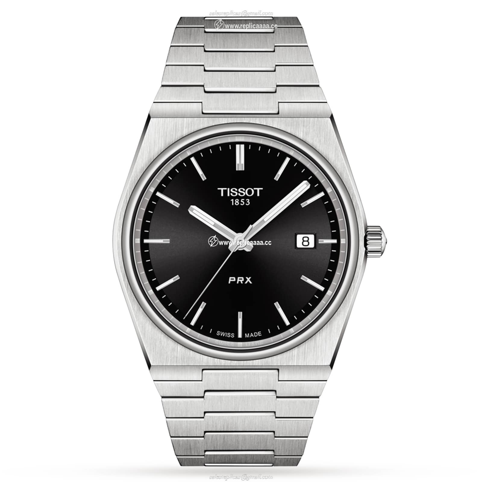 Tissot T-Classic PRX 40mm Mens details T1374101105100