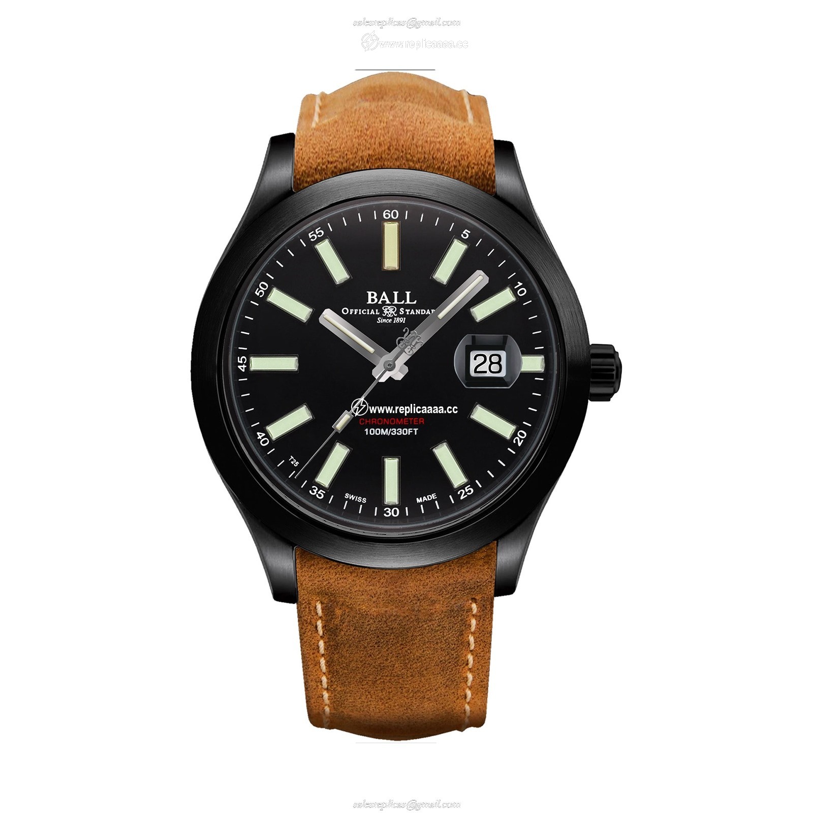 BALL Engineer II Green Berets 43mm Mens details Black NM2028C-L4CJ-BK 1 BALL Engineer II Green Berets 43mm Mens details Black NM2028C-L4CJ-BK