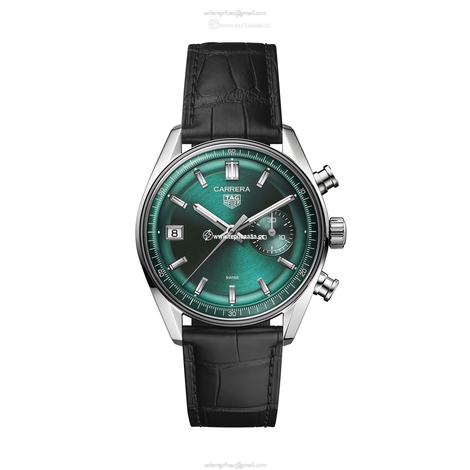 TAG Heuer Carrera Chronograph 39mm Mens details Green CBS2211.FC6545 1 TAG Heuer Carrera Chronograph 39mm Mens details Green CBS2211.FC6545
