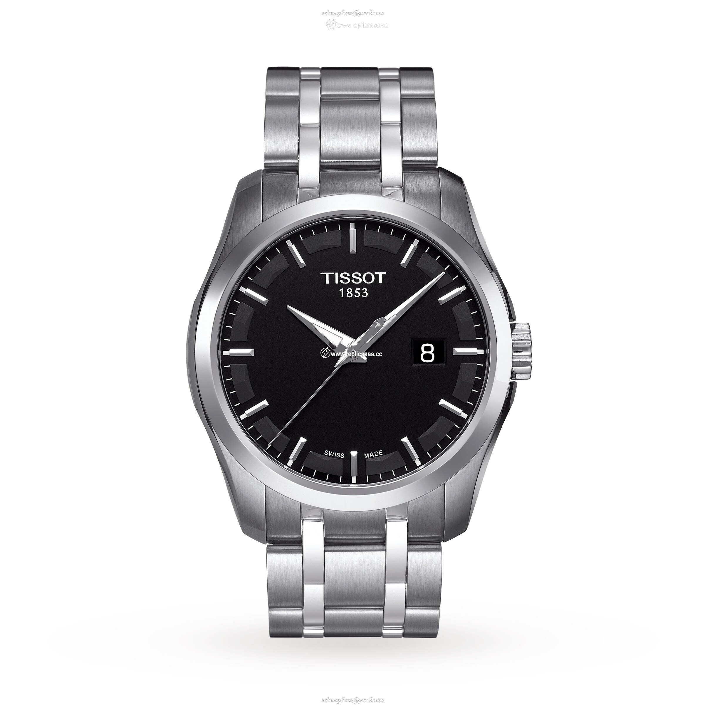 Tissot Couturier Mens details 39mm T0354101105100 1 Tissot Couturier Mens details 39mm T0354101105100