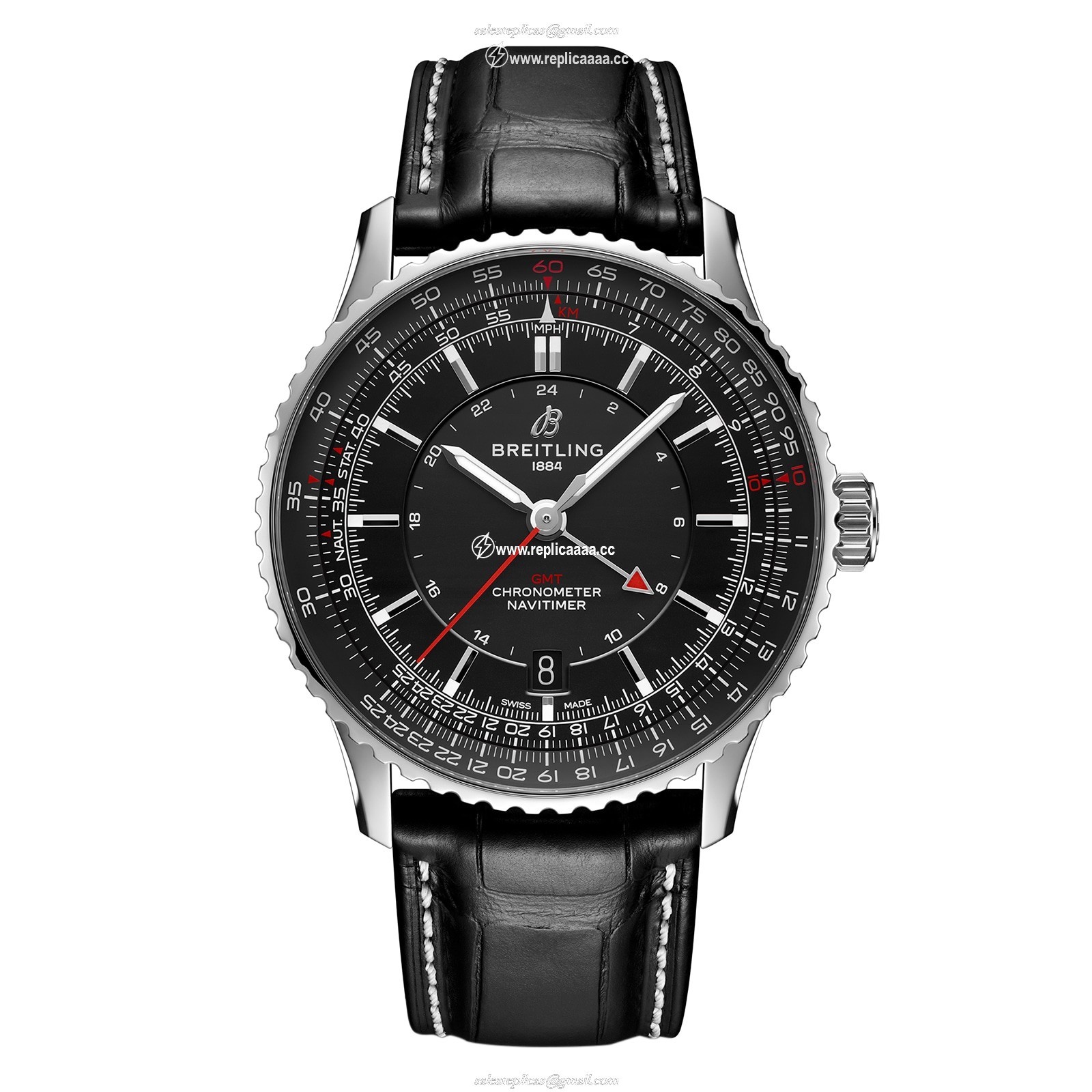 Breitling Navitimer Automatic GMT 41mm Mens details Black A32310251B1P1 1 Breitling Navitimer Automatic GMT 41mm Mens details Black A32310251B1P1