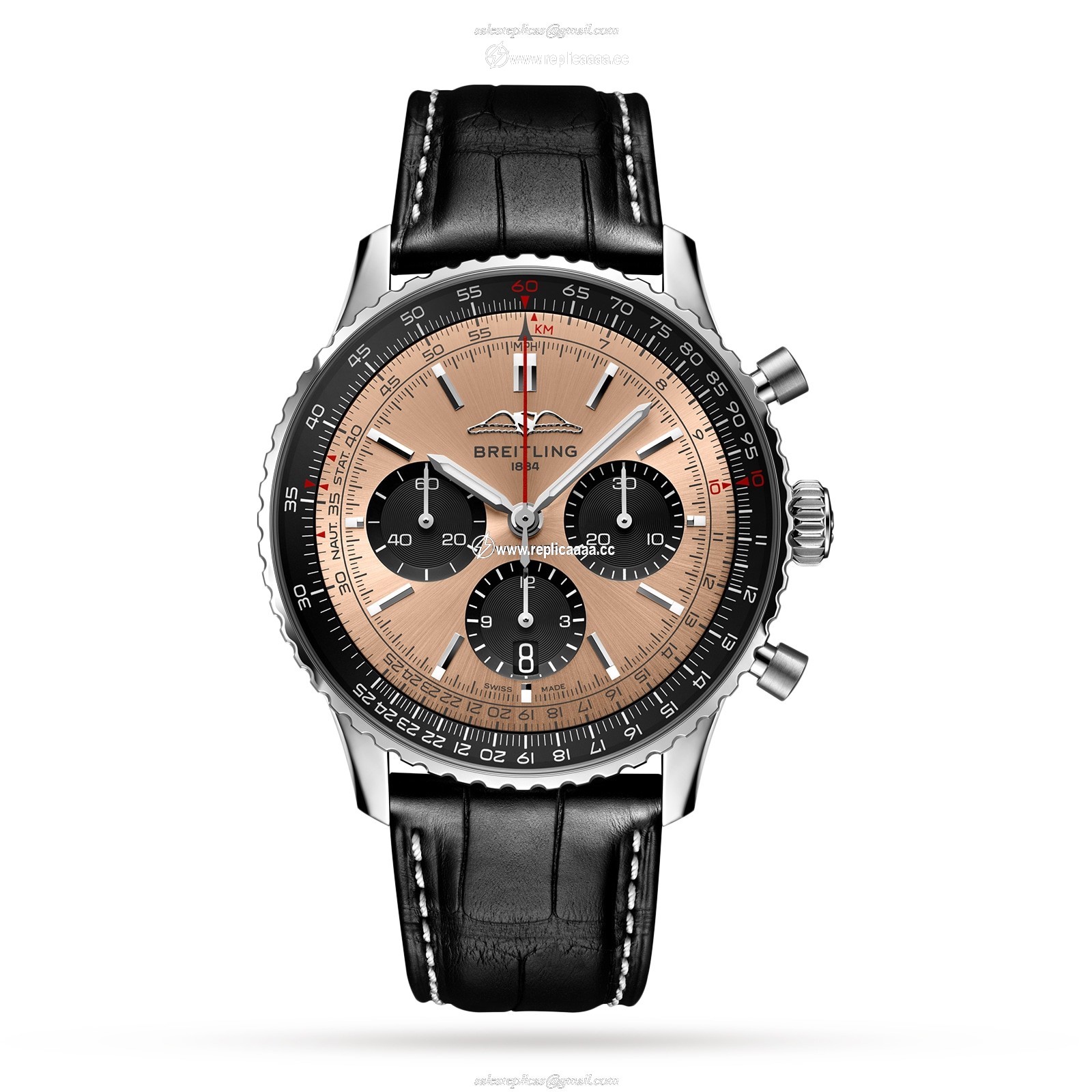 Breitling Navitimer B01 Chronograph 43 Copper details AB0138241K1P1