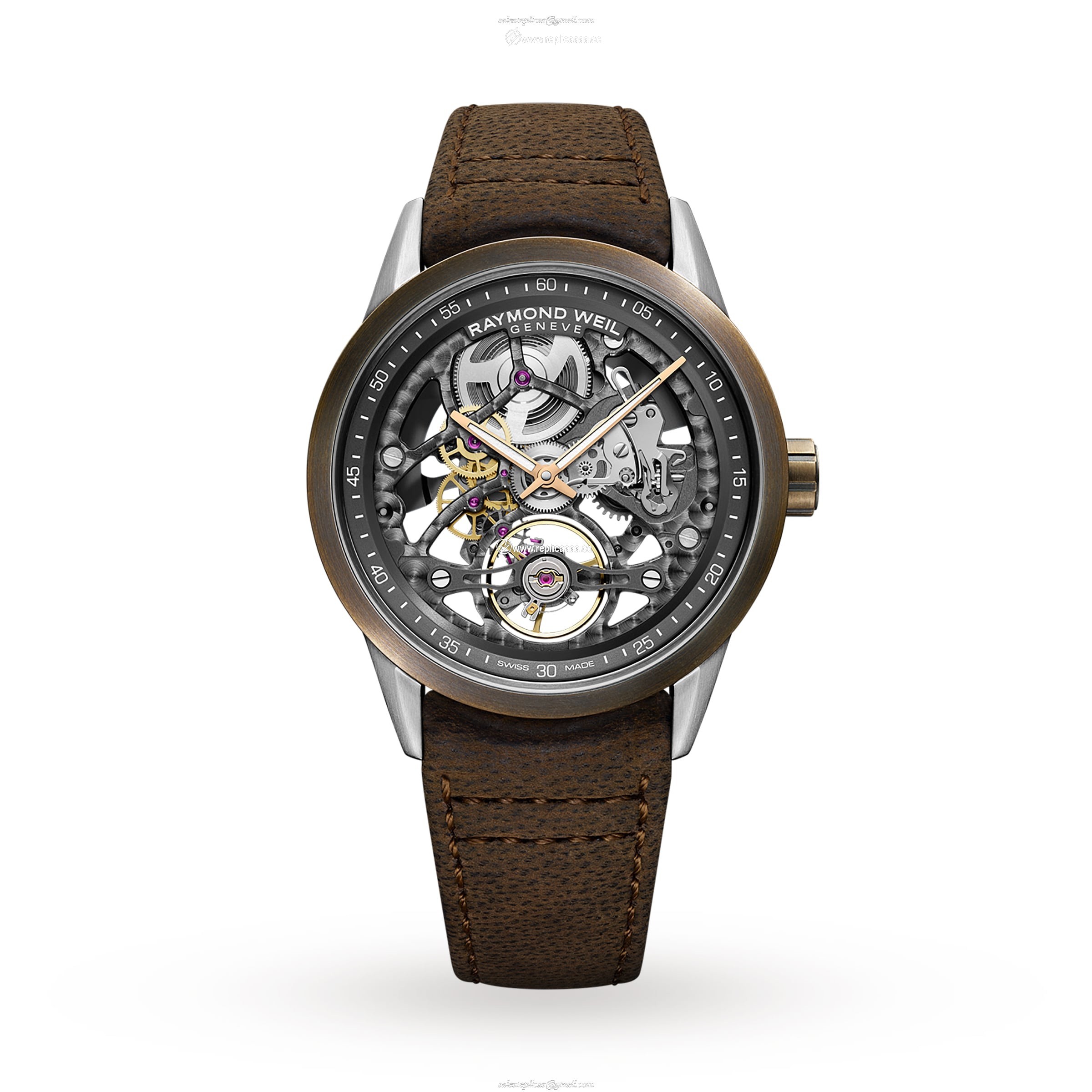 Raymond Weil Freelancer Skeleton 42mm Mens details 2785-SBC-60000
