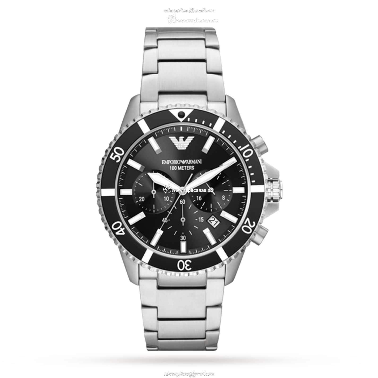 Emporio Armani 43mm Mens details AR11360 1 Emporio Armani 43mm Mens details AR11360