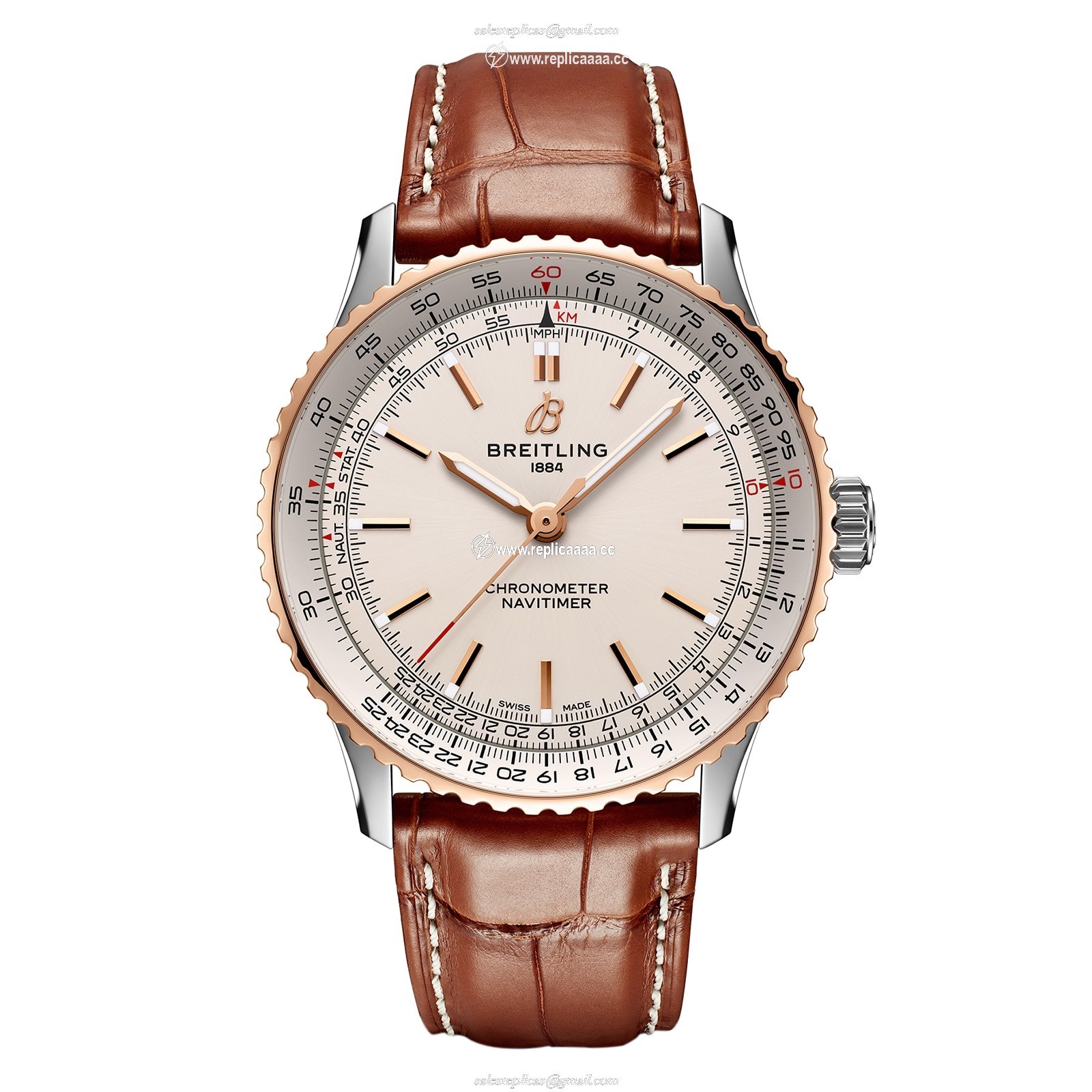 Breitling Navitimer Automatic 41mm Mens details Silver U17329F41G1P1