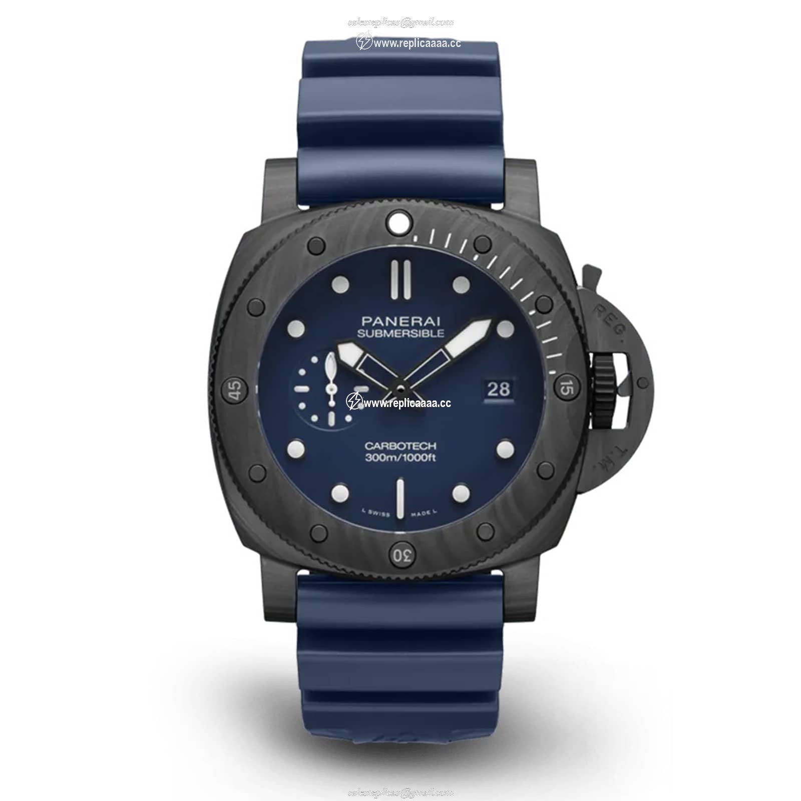 Panerai Submersible QuarantaQuattro Carbotech Blu Abisso PAM01232 1 Panerai Submersible QuarantaQuattro Carbotech Blu Abisso PAM01232