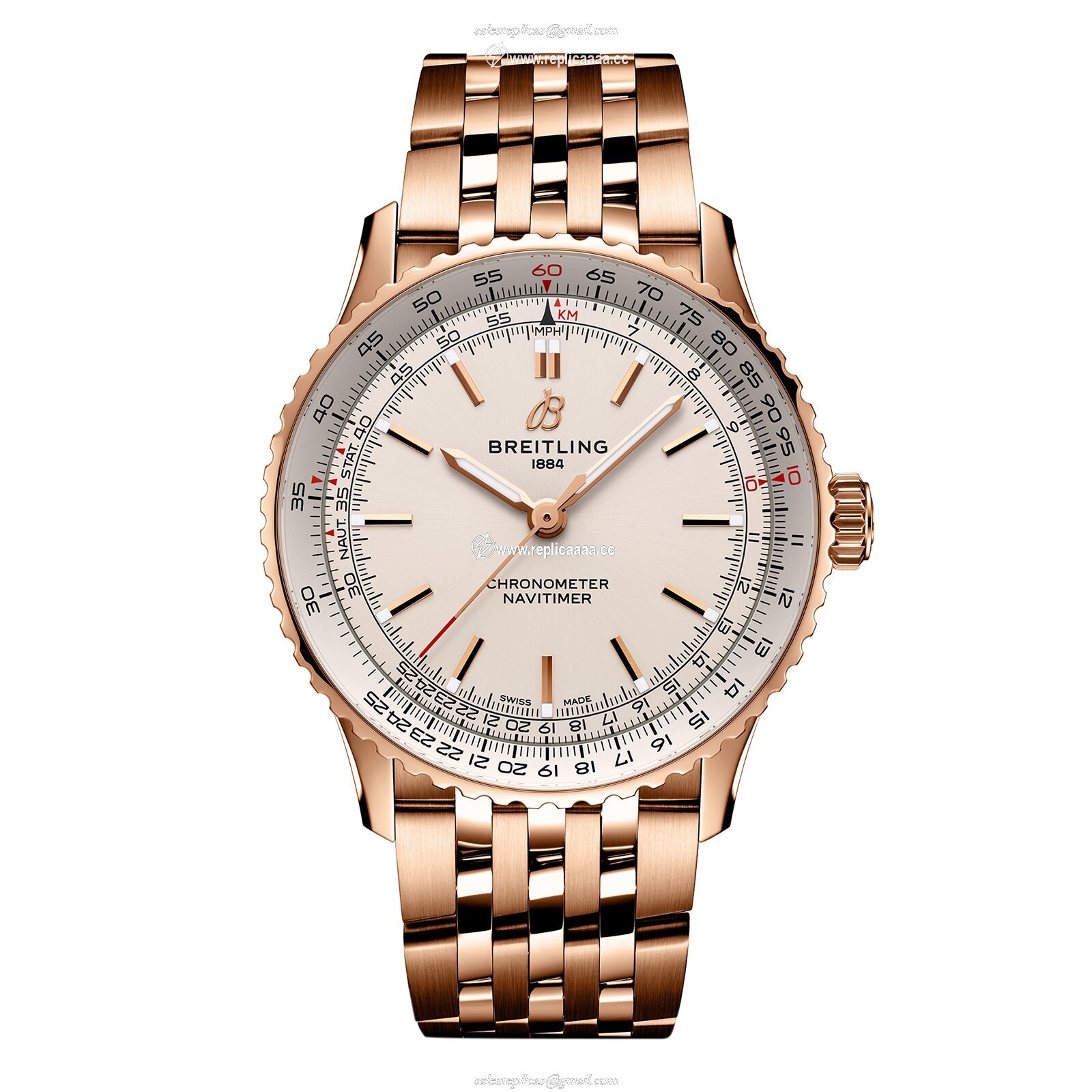 Breitling Navitimer Automatic 41mm Mens details Silver 18k Rose Gold R17329F41G1R1 1 Breitling Navitimer Automatic 41mm Mens details Silver 18k Rose Gold R17329F41G1R1