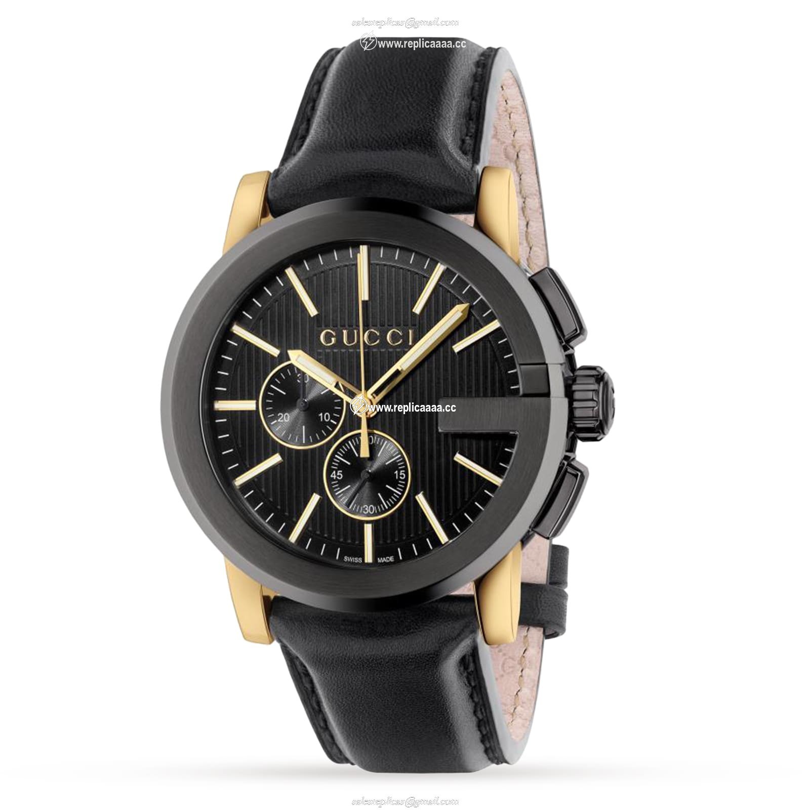 Gucci G-Chrono details 44mm YA101203