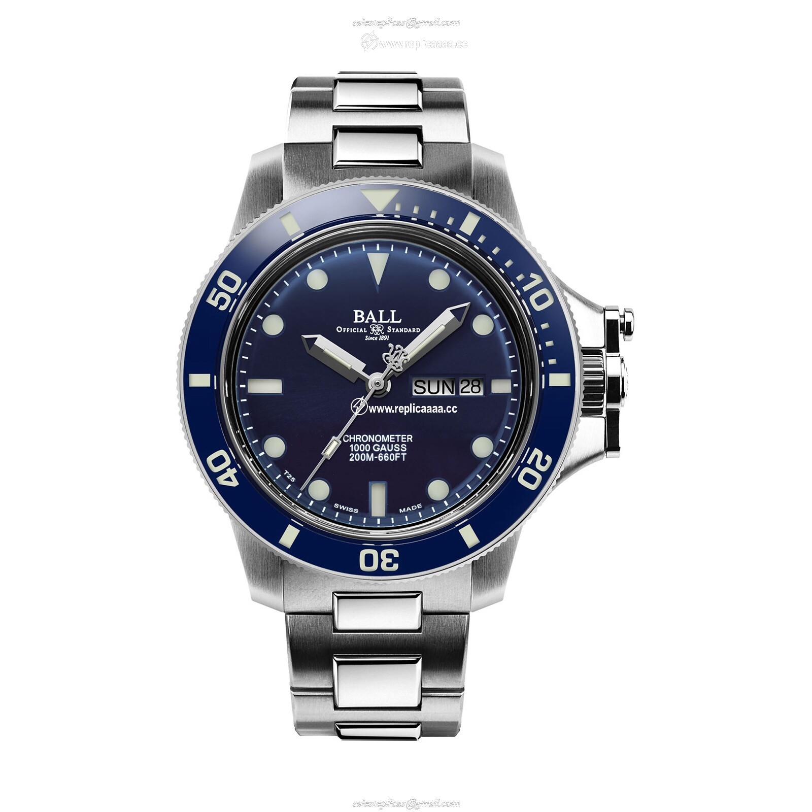BALL Engineer Hydrocarbon 43mm Mens details Blue DM2218B-S1CJ-BE 1 BALL Engineer Hydrocarbon 43mm Mens details Blue DM2218B-S1CJ-BE