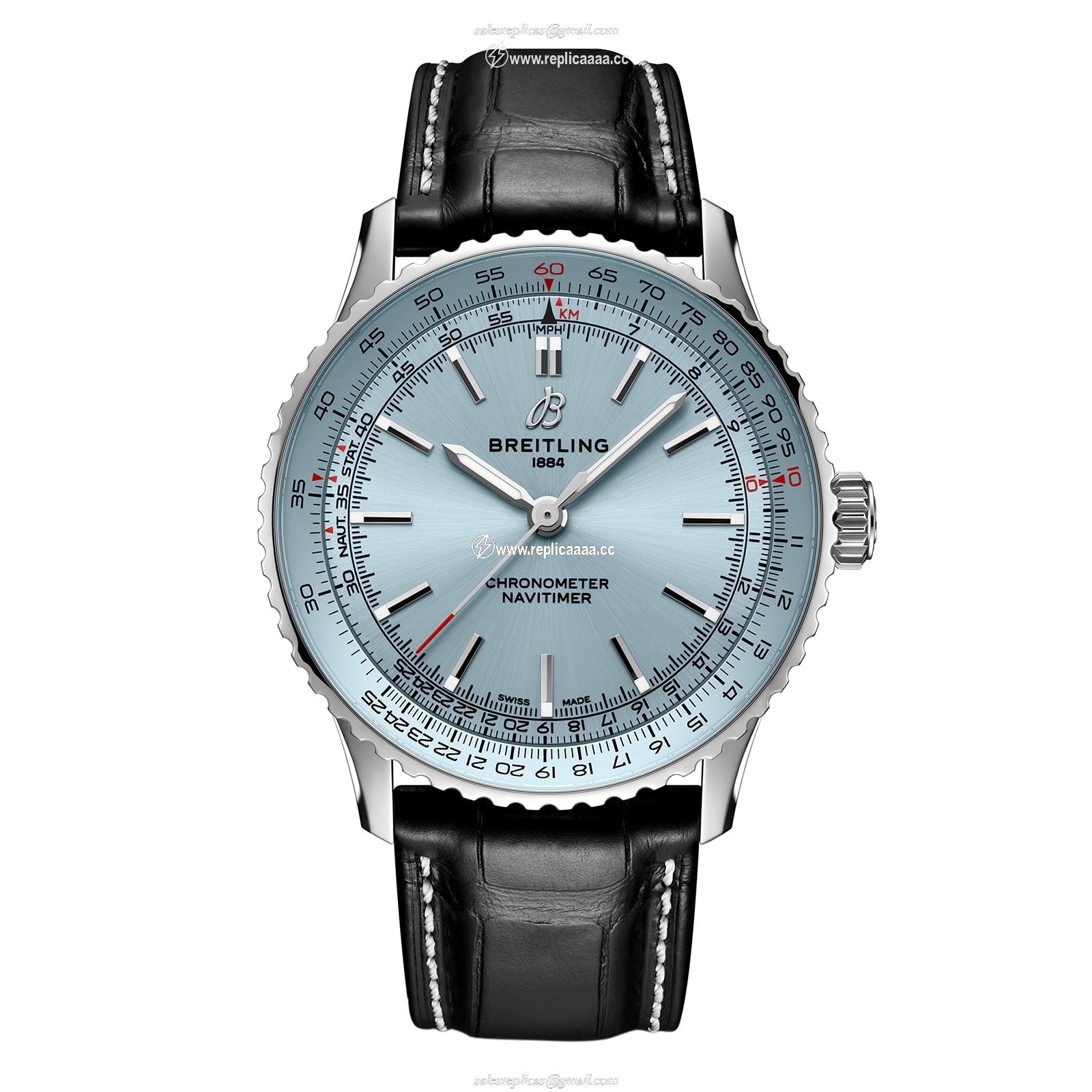 Breitling Navitimer Automatic 41mm Mens details Light Blue A17329171C1P1