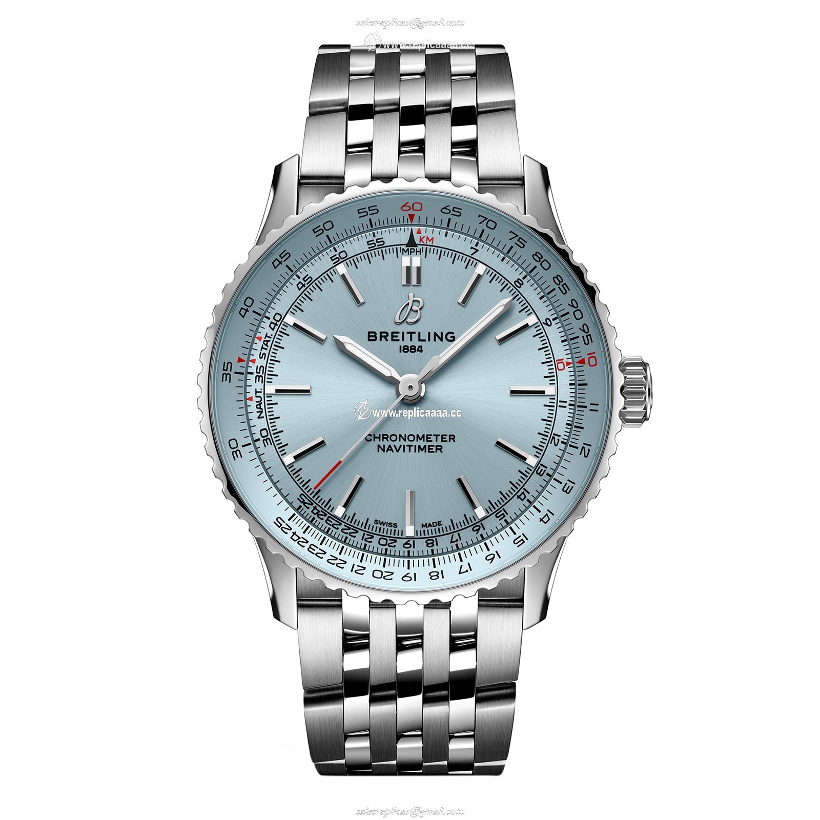 Breitling Navitimer Automatic 41mm Mens details Light Blue Stainless Steel A17329171C1A1 1 Breitling Navitimer Automatic 41mm Mens details Light Blue Stainless Steel A17329171C1A1