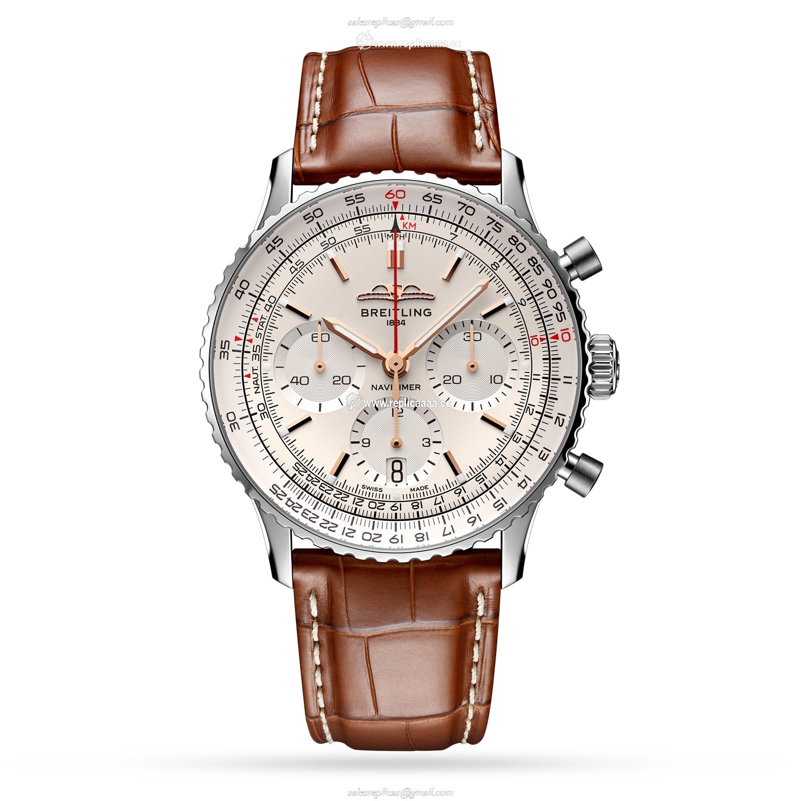 Breitling Navitimer B01 Chronograph 41 Stainless Steel details AB0139211G1P1