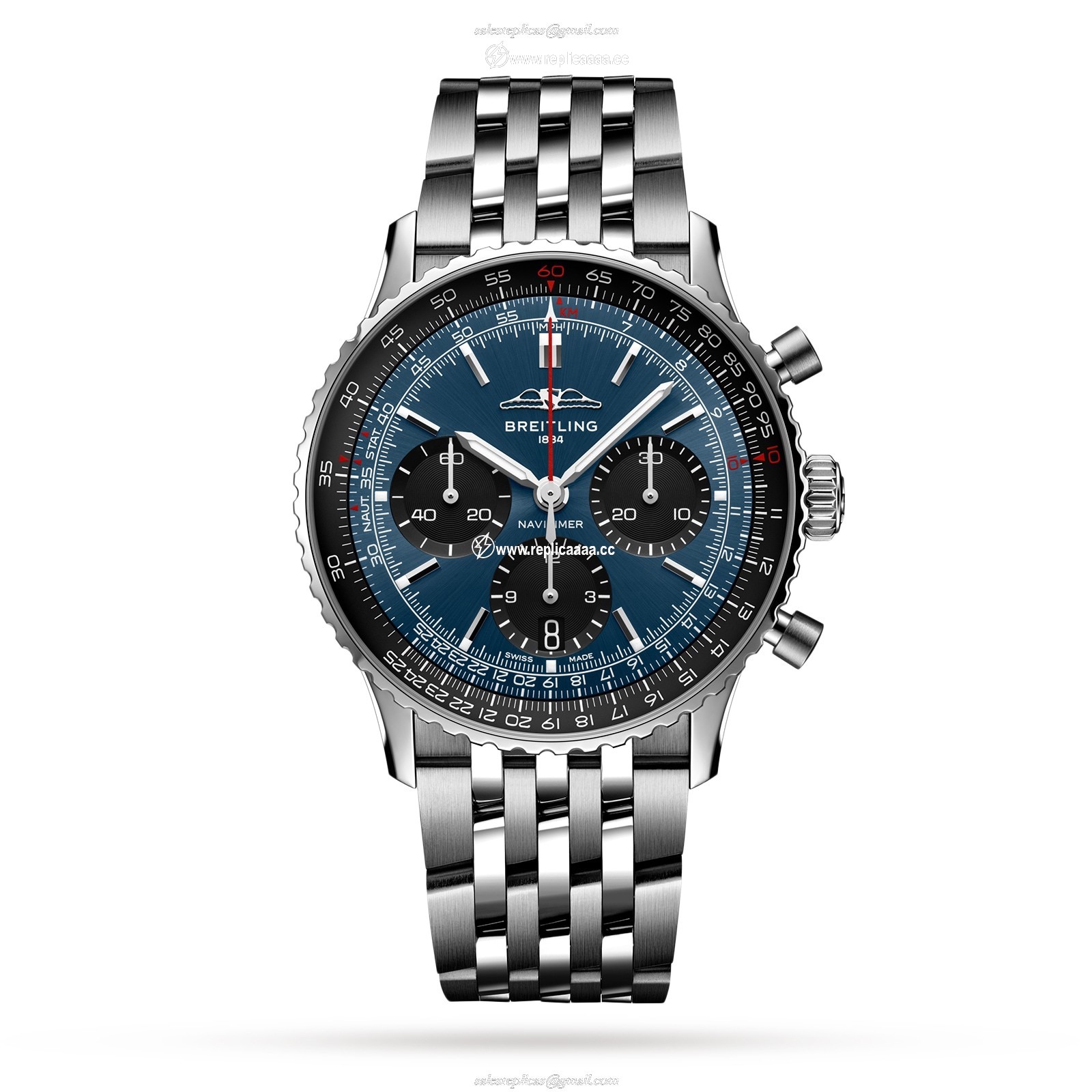 Breitling Navitimer B01 Chronograph 41 Stainless Steel details AB0139241C1A1 1 Breitling Navitimer B01 Chronograph 41 Stainless Steel details AB0139241C1A1