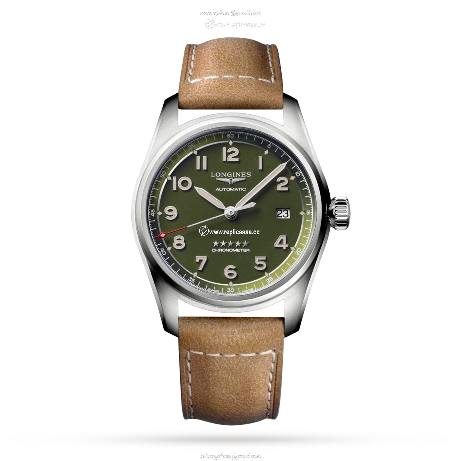 Longines Spirit 40mm Mens details L38104032