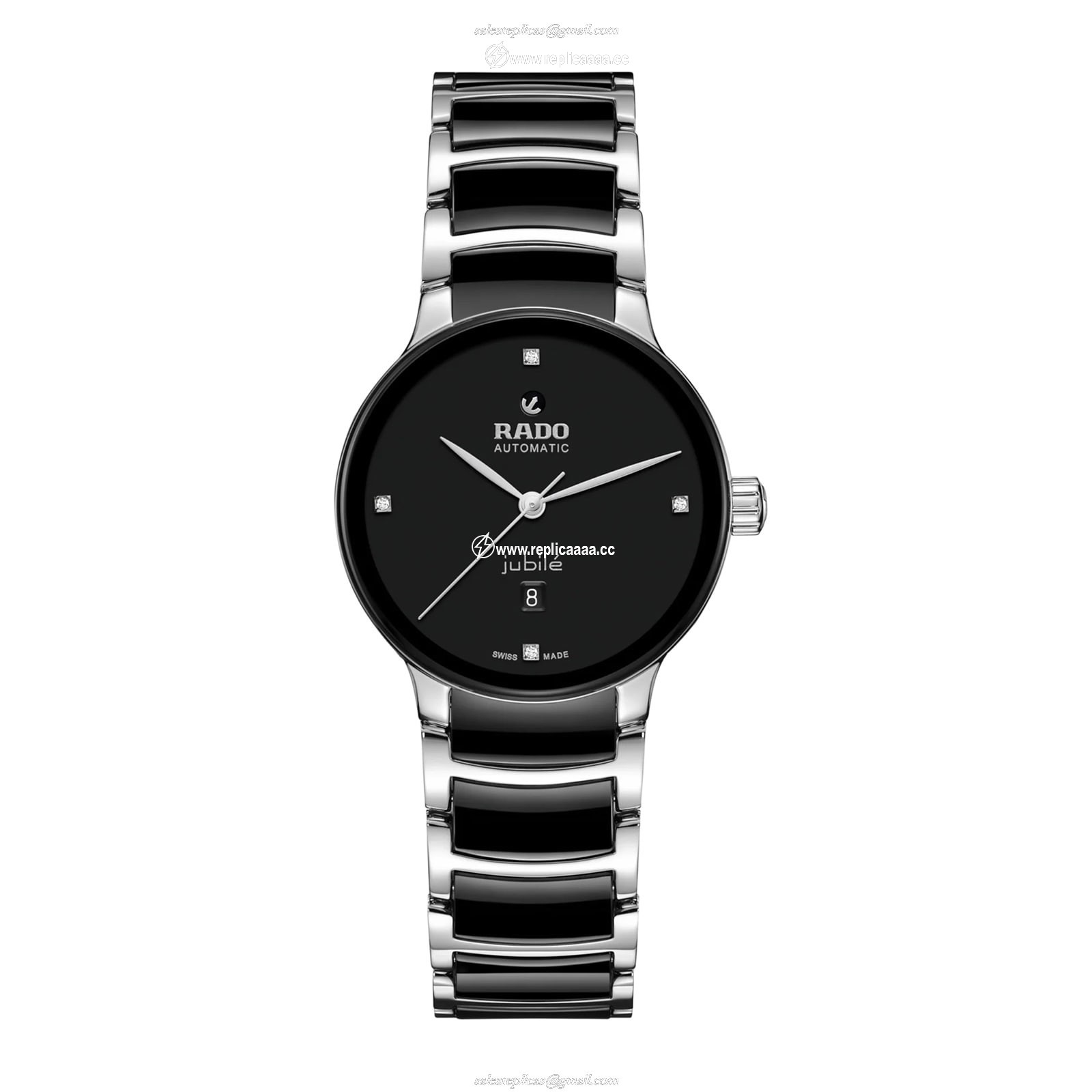 Rado Centrix Automatic Diamonds 30.5mm Ladies details R30020712 1 Rado Centrix Automatic Diamonds 30.5mm Ladies details R30020712