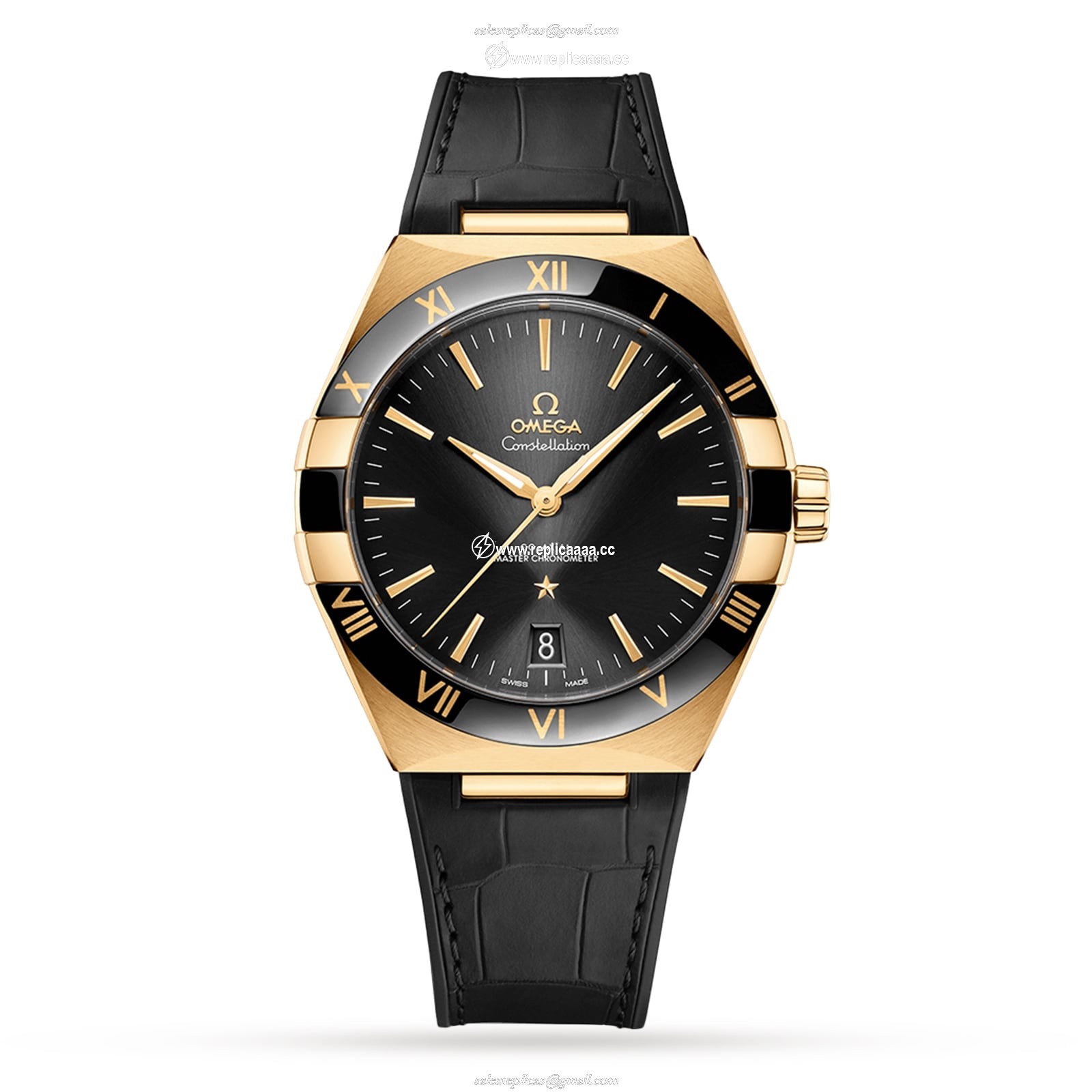 Omega Constellation Co-Axial Master Chronometer 41mm Mens details Yellow Gold O13163412101001