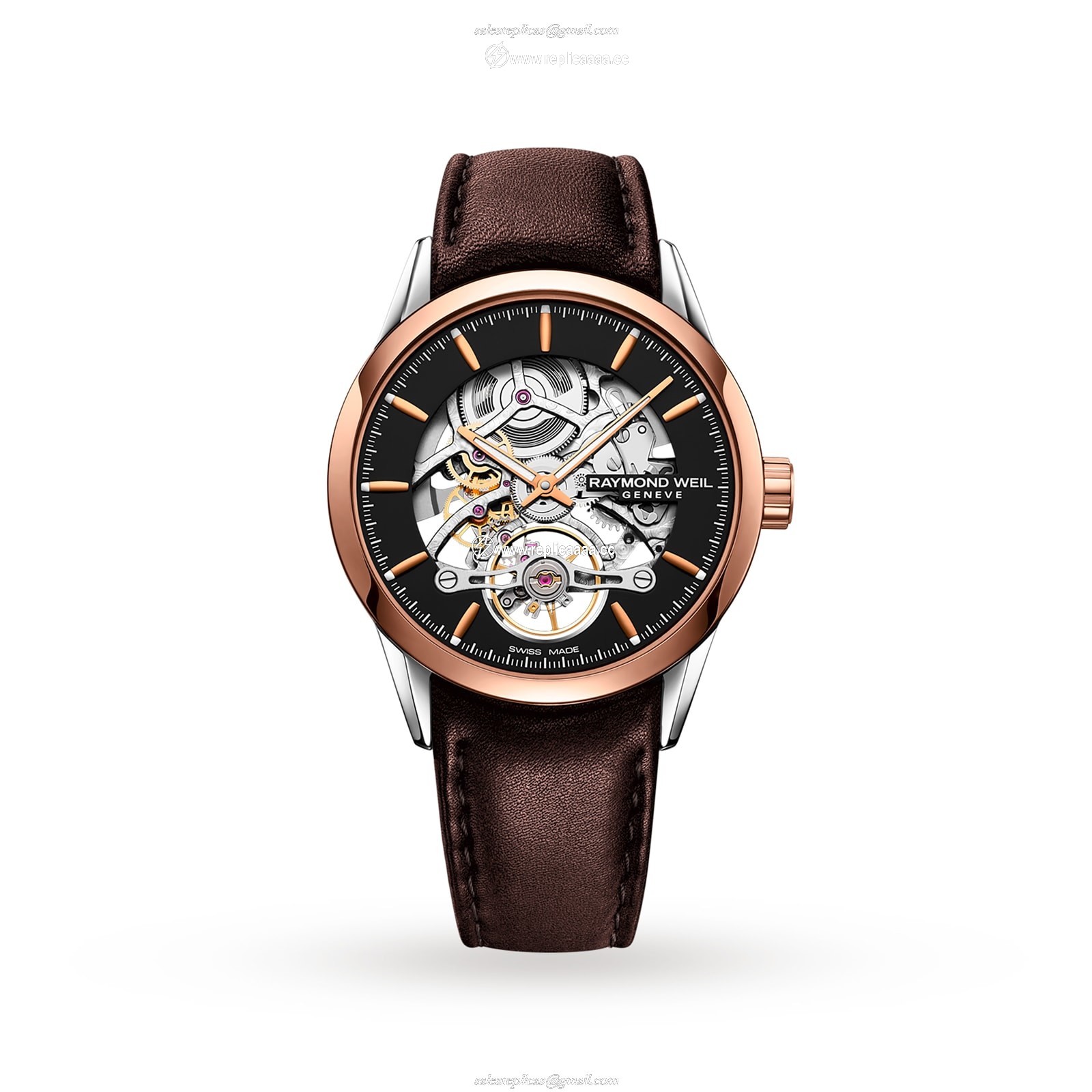 Raymond Weil Freelancer Skeleton 42mm Mens details 2785-SC5-20001