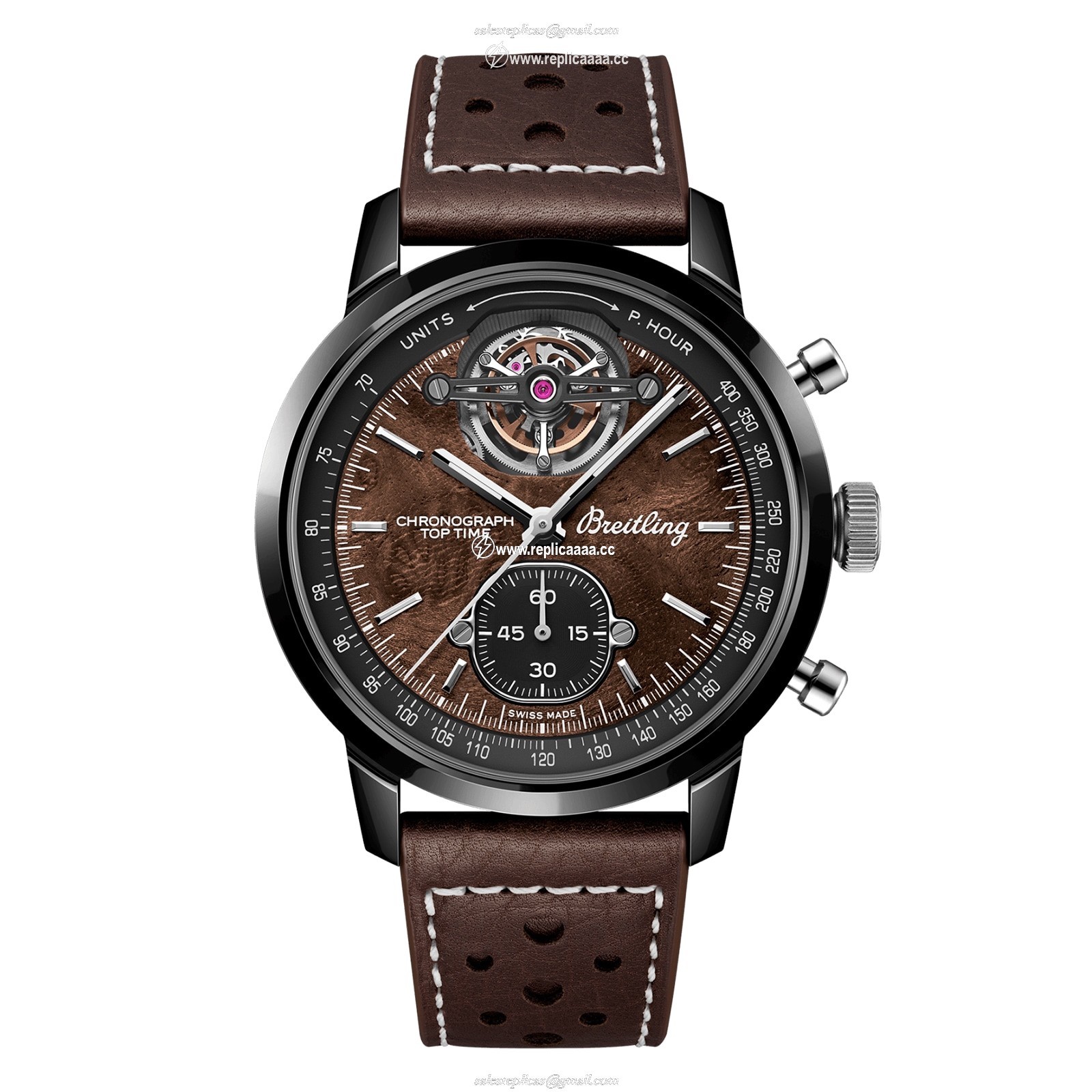 Breitling Top Time B21 Chevrolet Corvette Tourbillon 42mm Mens details Brown SB21252A1Q1X1 1 Breitling Top Time B21 Chevrolet Corvette Tourbillon 42mm Mens details Brown SB21252A1Q1X1