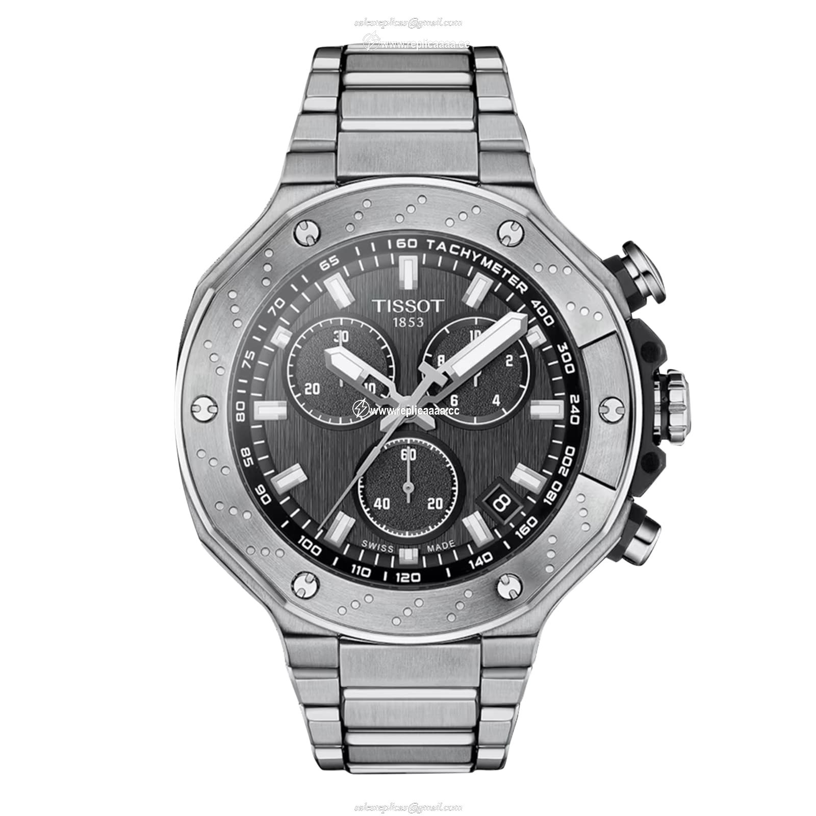 Tissot T-Race 45mm Mens details Black T1414171105101 1 Tissot T-Race 45mm Mens details Black T1414171105101
