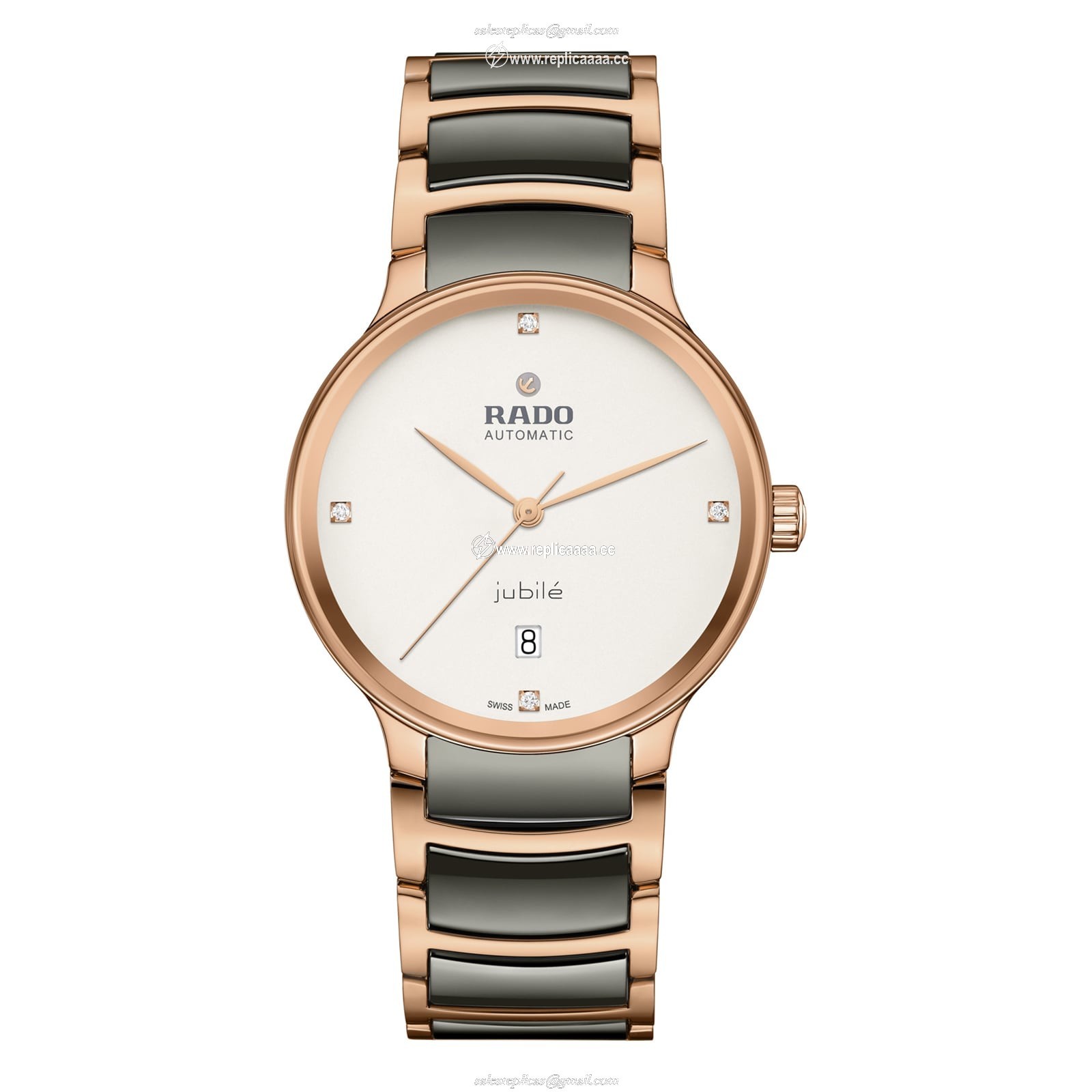 Rado Centrix 39.5mm Mens details Silver R30017722