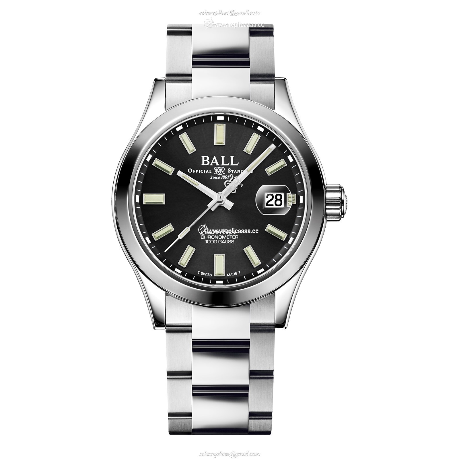 BALL Engineer Master II Endurance 1917 40mm Mens details Black NM3000C-S2C-BK 1 BALL Engineer Master II Endurance 1917 40mm Mens details Black NM3000C-S2C-BK
