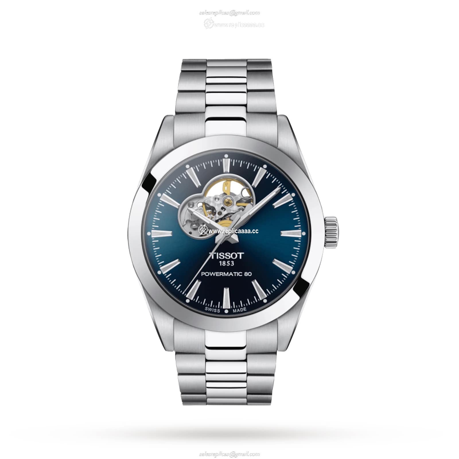 Tissot T-Classic Gentleman Open Heart 40mm Mens details T1274071104101 1 Tissot T-Classic Gentleman Open Heart 40mm Mens details T1274071104101