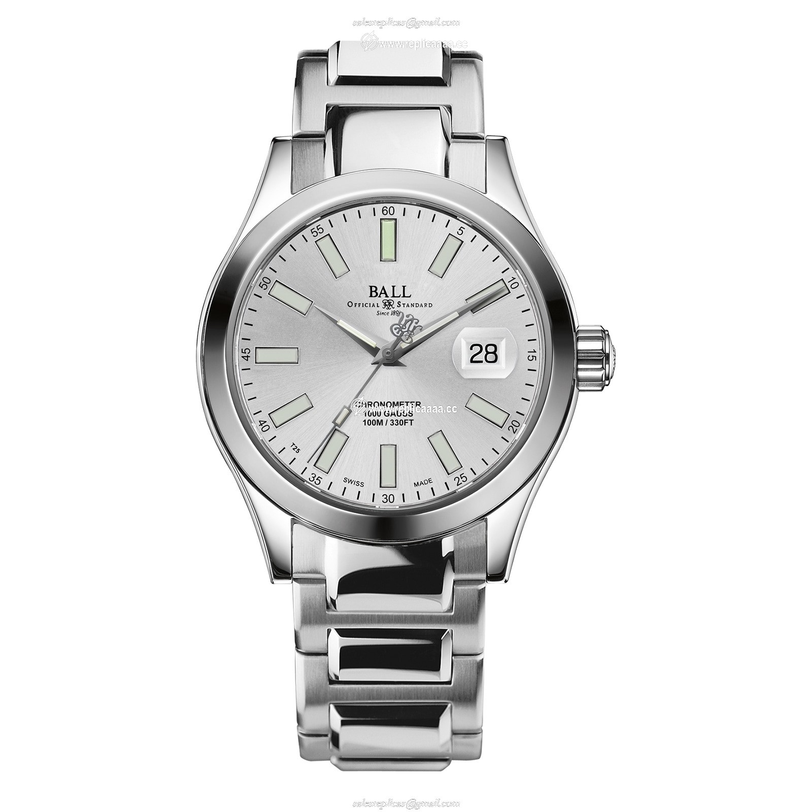 BALL Engineer III Marvelight Chronometer 40mm Mens details Silver NM9026C-S6CJ-SL 1 BALL Engineer III Marvelight Chronometer 40mm Mens details Silver NM9026C-S6CJ-SL