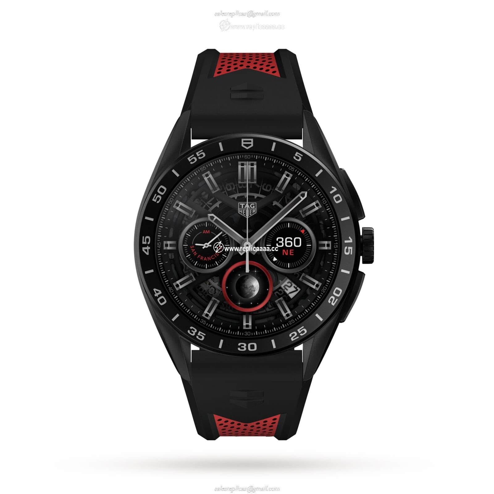 TAG Heuer Connected Calibre E4 Sport Edition 45mm Mens details SBR8A80.EB0259 1 TAG Heuer Connected Calibre E4 Sport Edition 45mm Mens details SBR8A80.EB0259