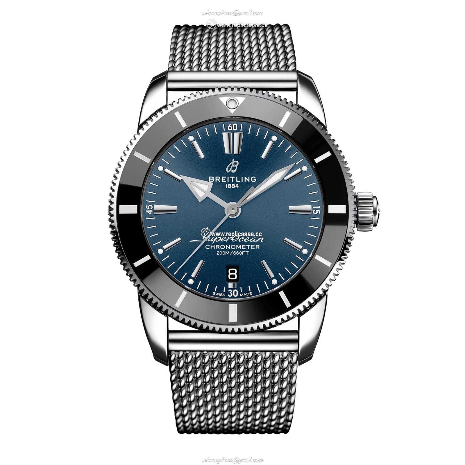 Breitling Superocean Heritage B20 Automatic 44mm UK Exclusive Mens details Blue Stainless Steel AB20304A1C1A1 1 Breitling Superocean Heritage B20 Automatic 44mm UK Exclusive Mens details Blue Stainless Steel AB20304A1C1A1